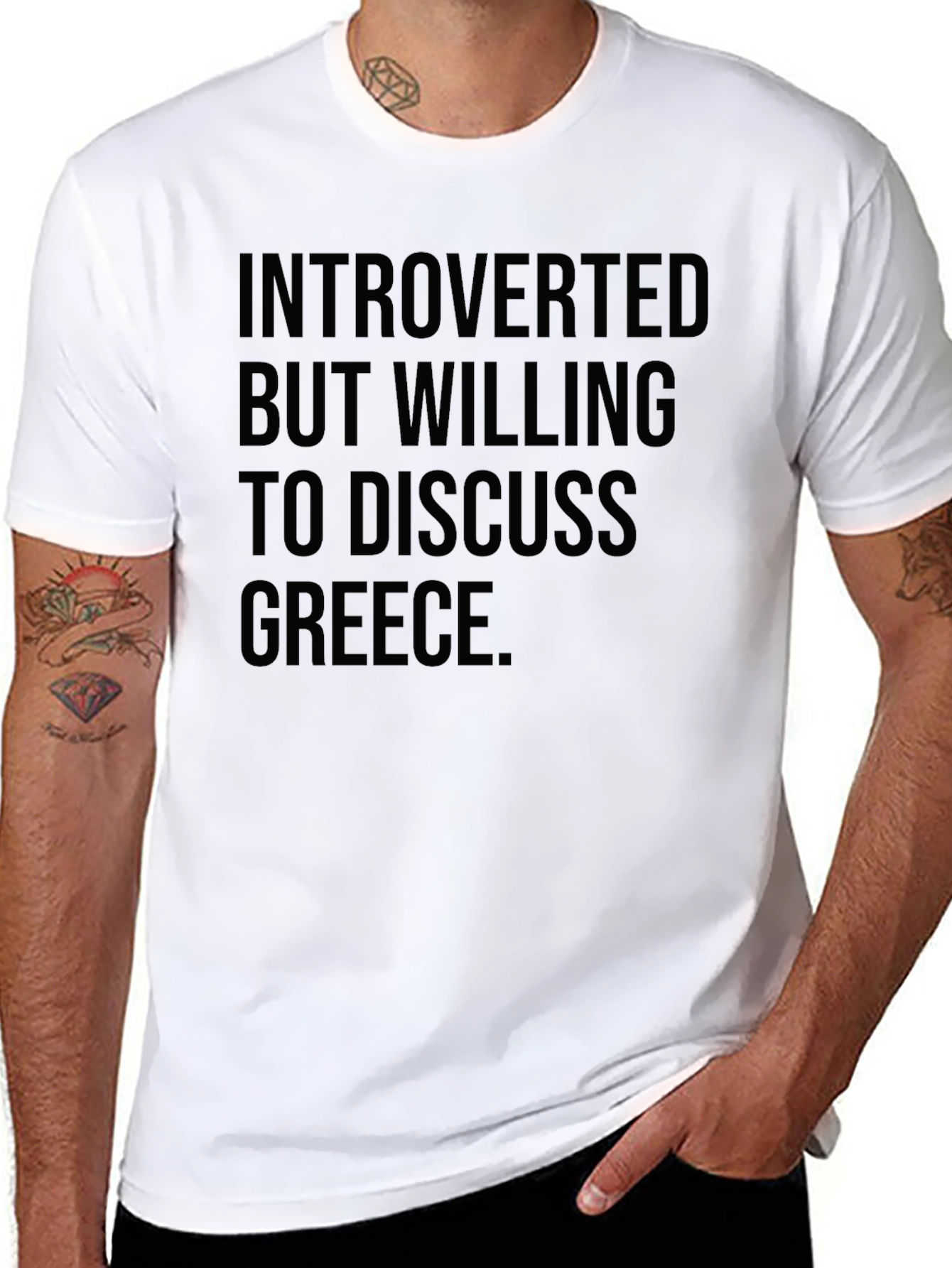 Introverted Greece T-Shirt