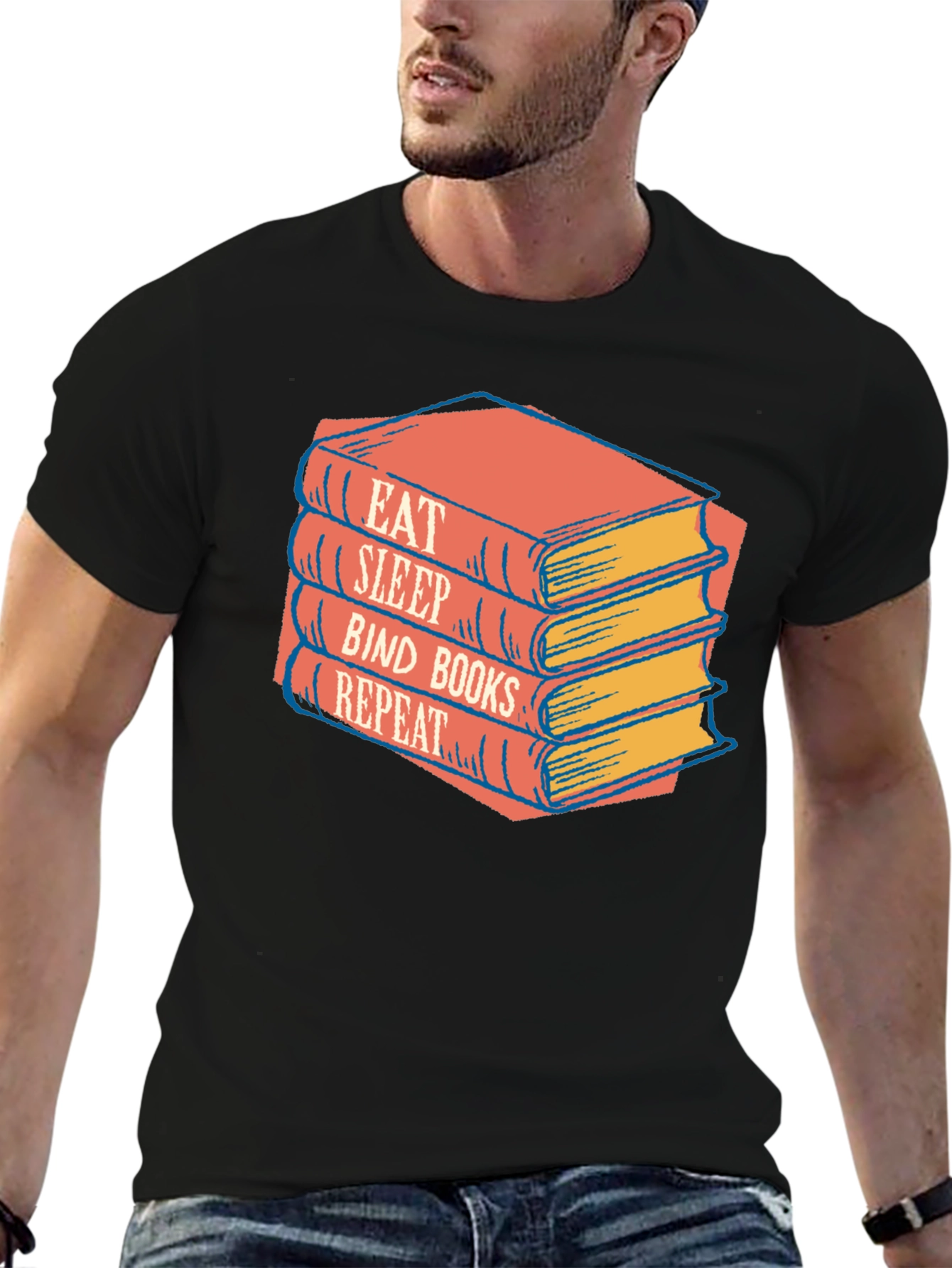 Eat Sleep Bind Books Repeat T-Shirt