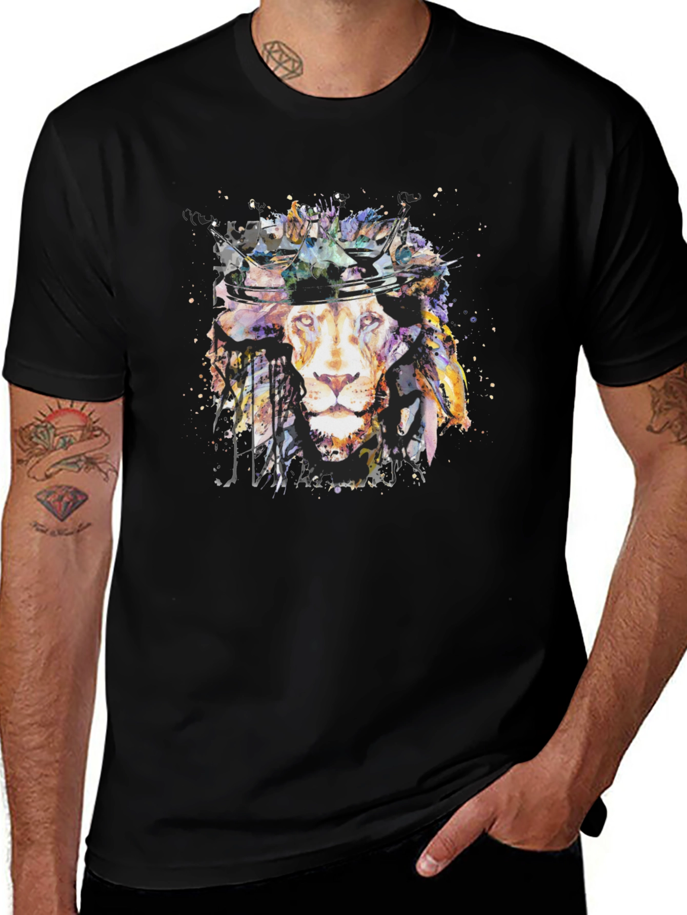Lion King Crown Graphic T-Shirt