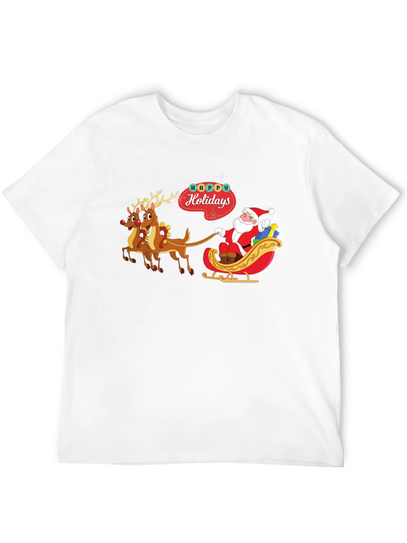 Happy Holidays Santa Claus T-Shirt