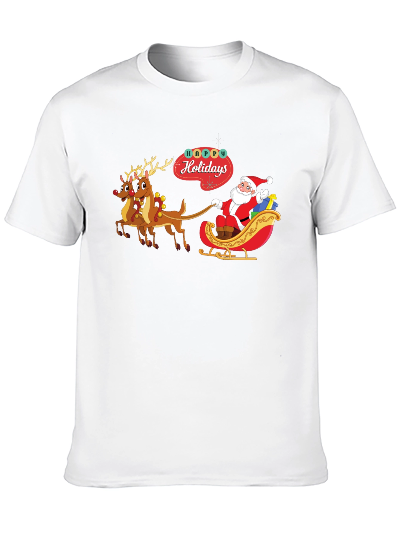 Happy Holidays Santa Claus T-Shirt