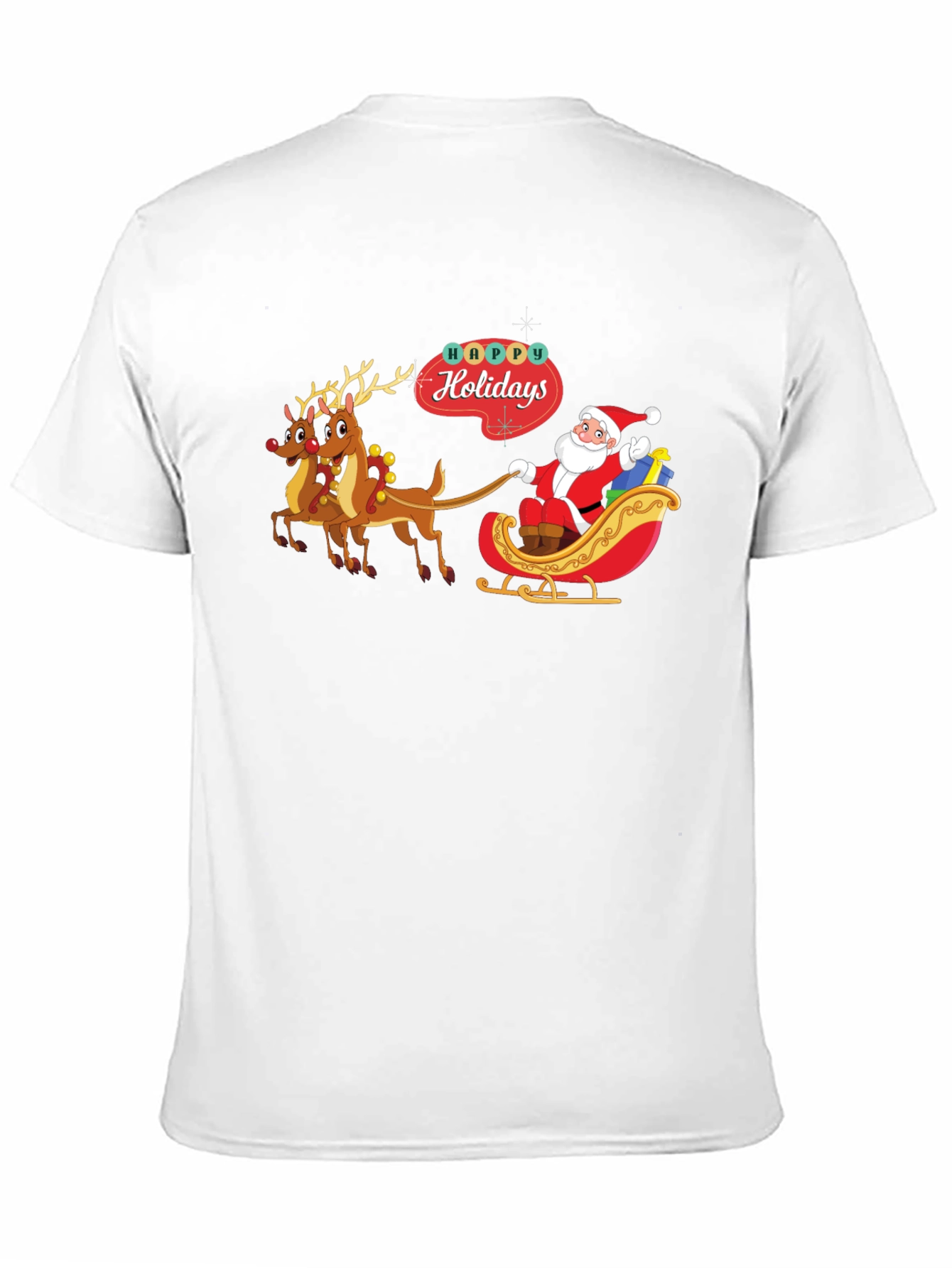 Happy Holidays Santa Claus T-Shirt