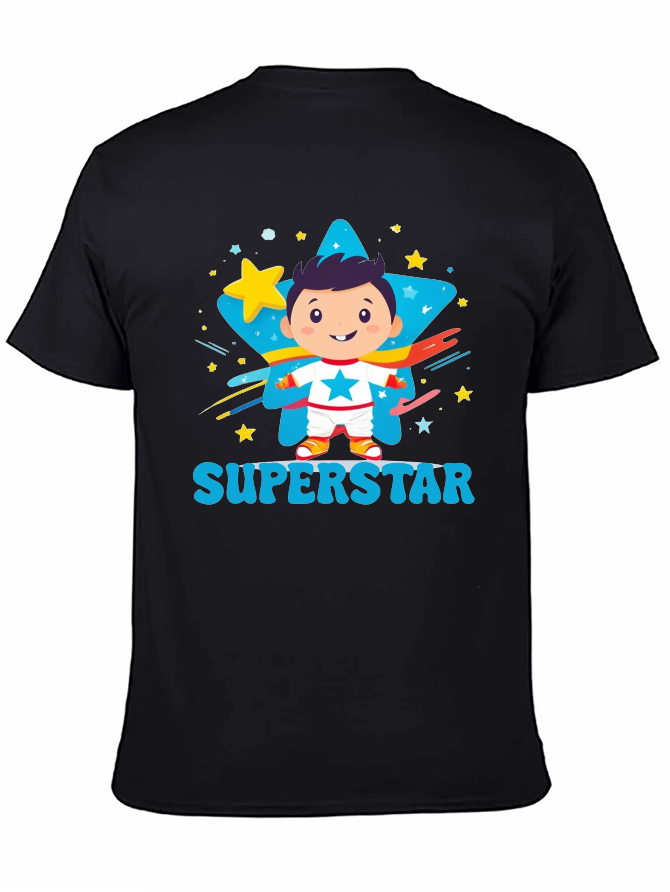 Boys Superstar Graphic Tee - Cute Kids Apparel