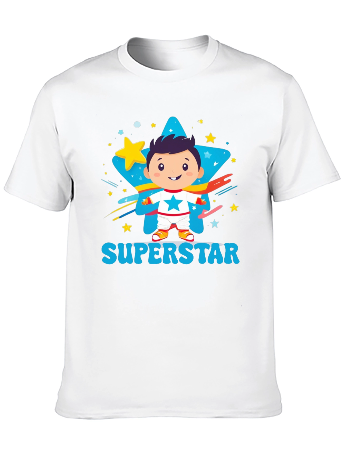 Boys Superstar Graphic Tee - Cute Kids Apparel