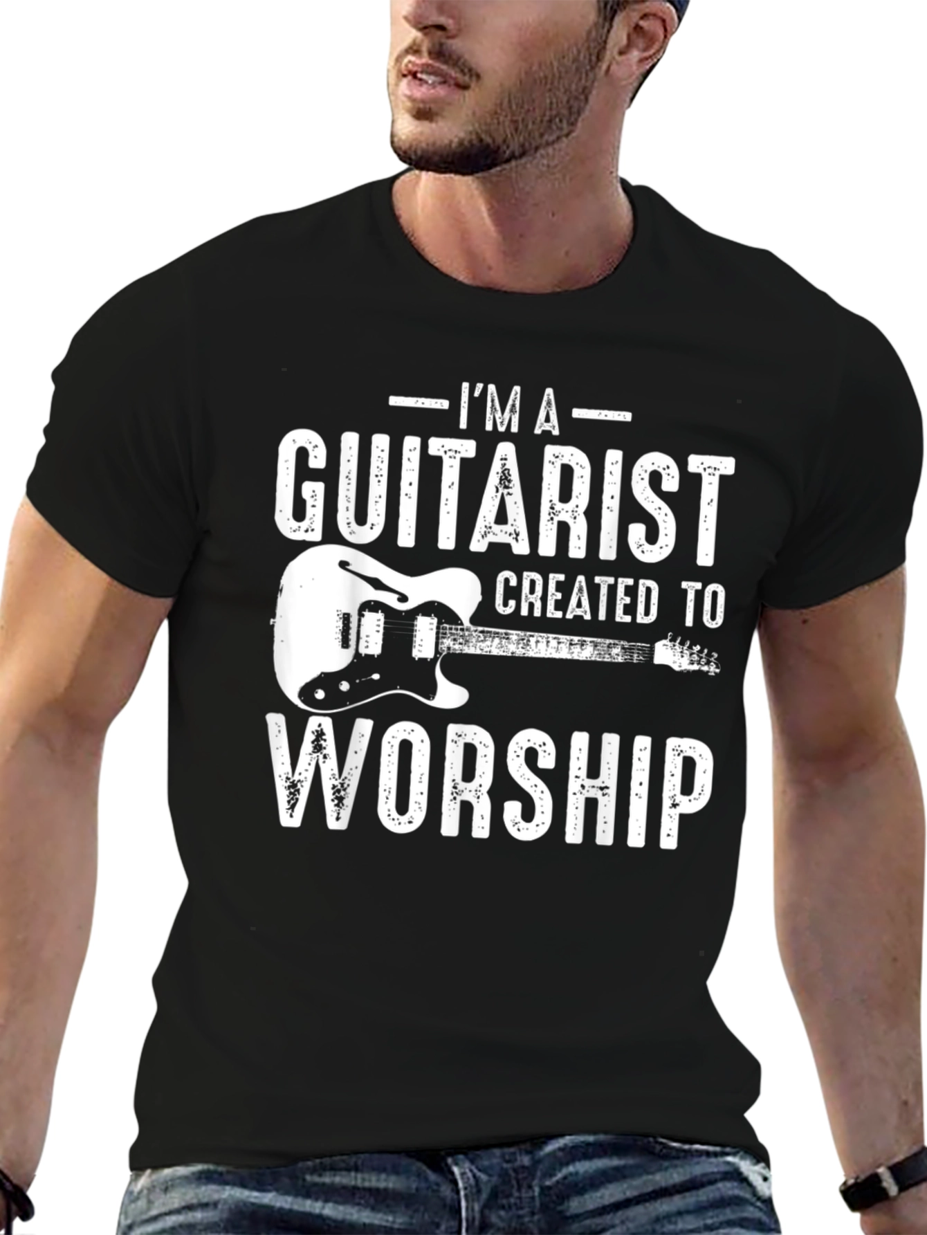 Guitarist Worship T-Shirt - Music Lover Tee