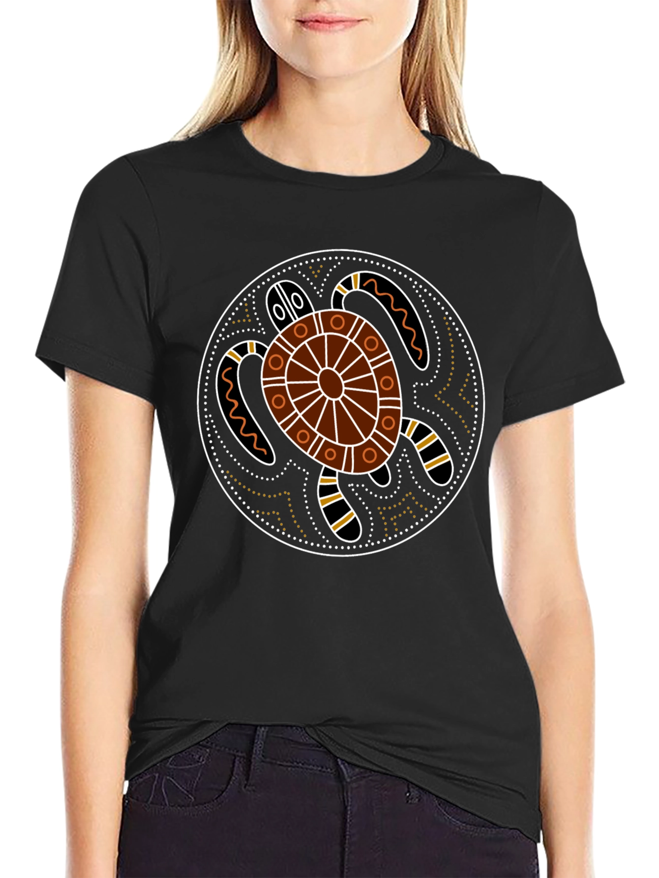 Turtle Aboriginal Art T-Shirt