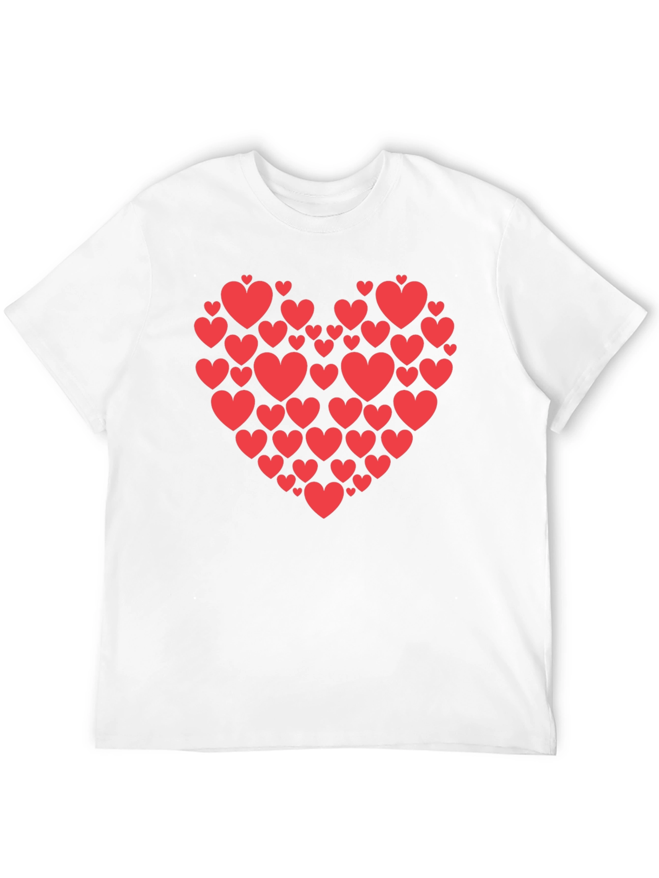 Heart Pattern T-Shirt