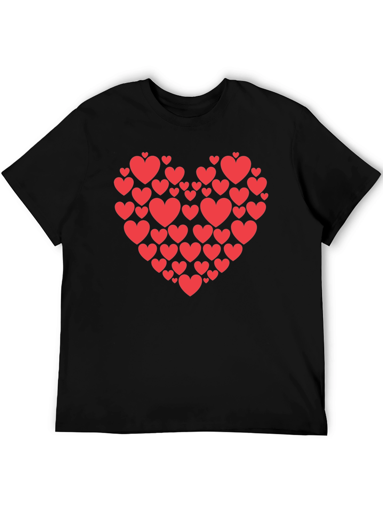 Heart Pattern T-Shirt
