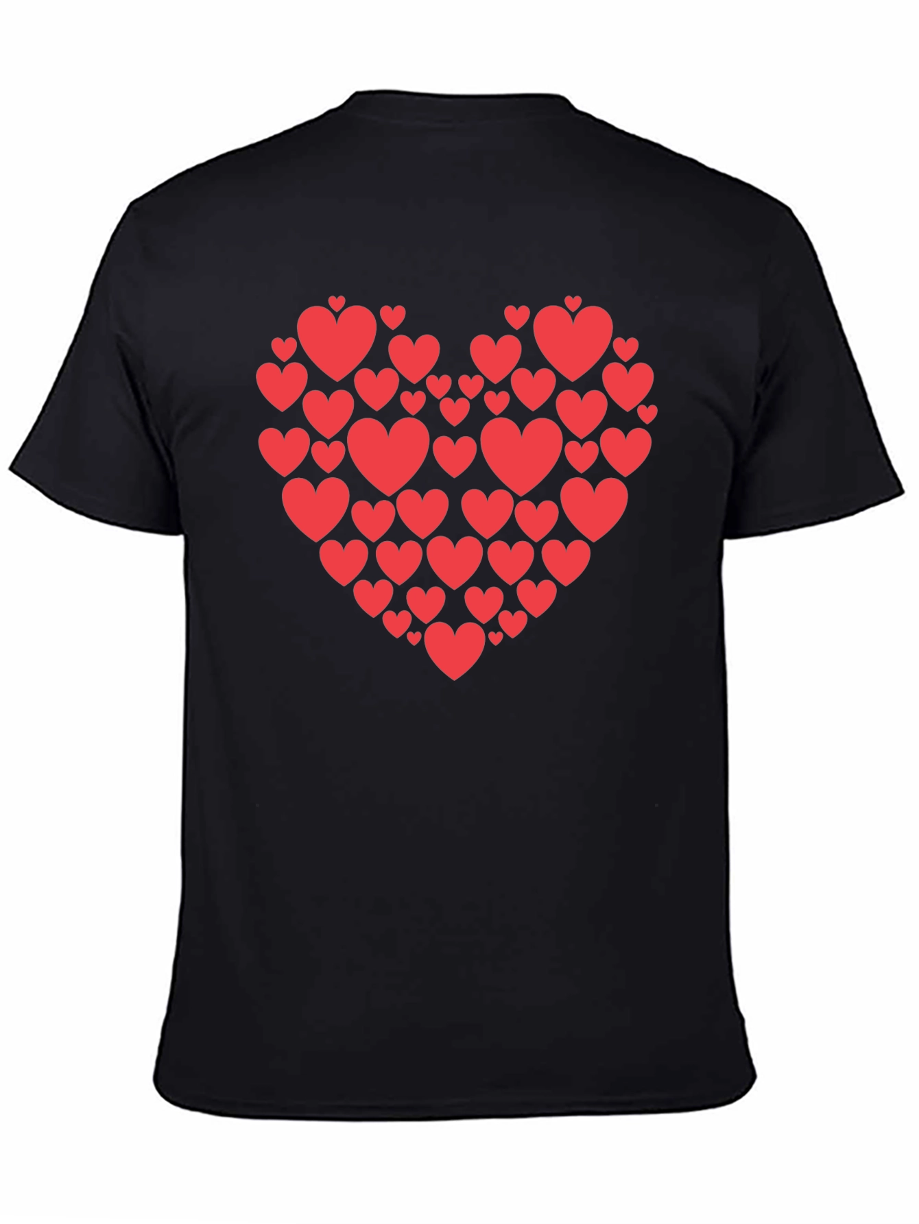 Heart Pattern T-Shirt