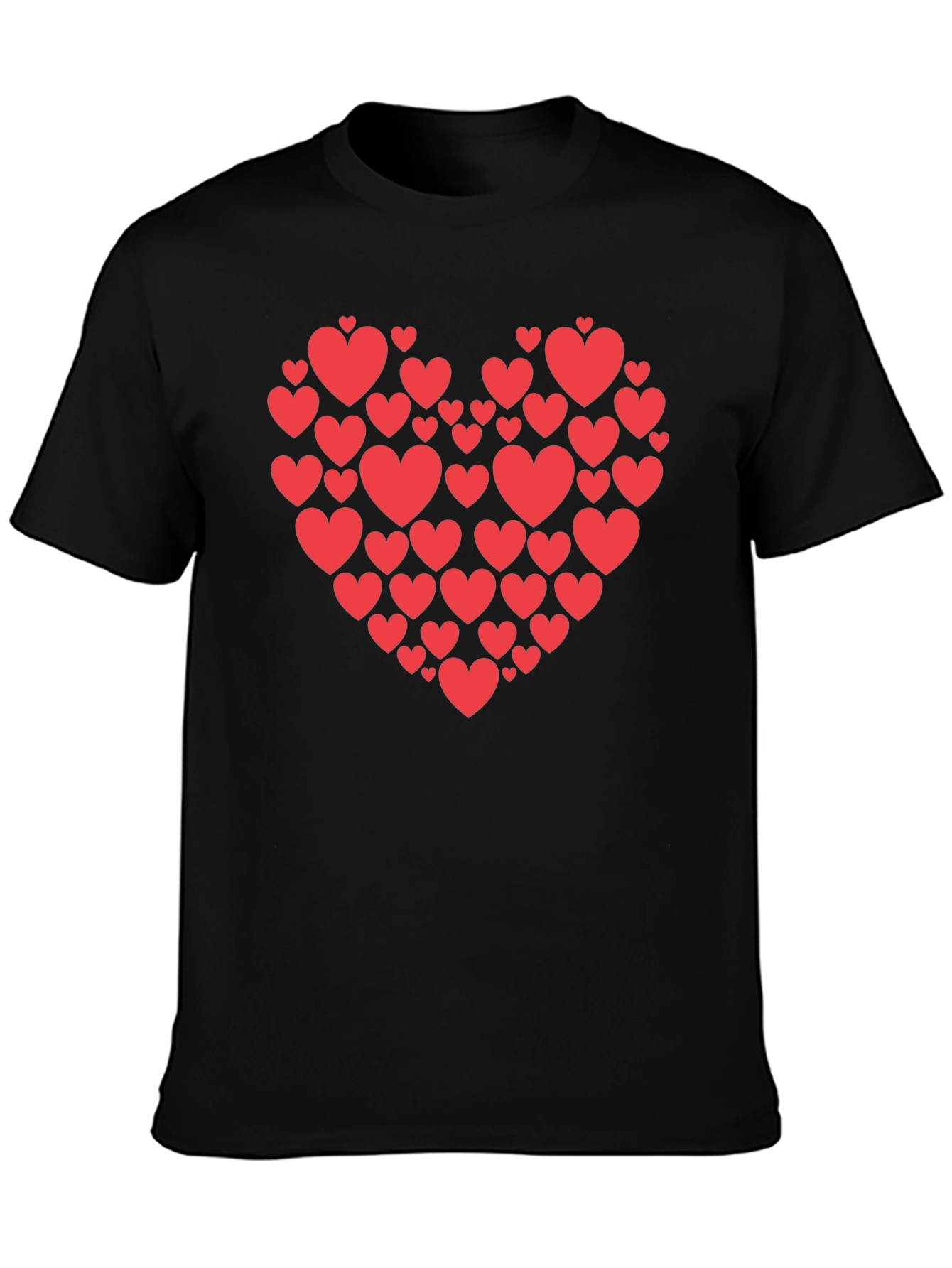 Heart Pattern T-Shirt