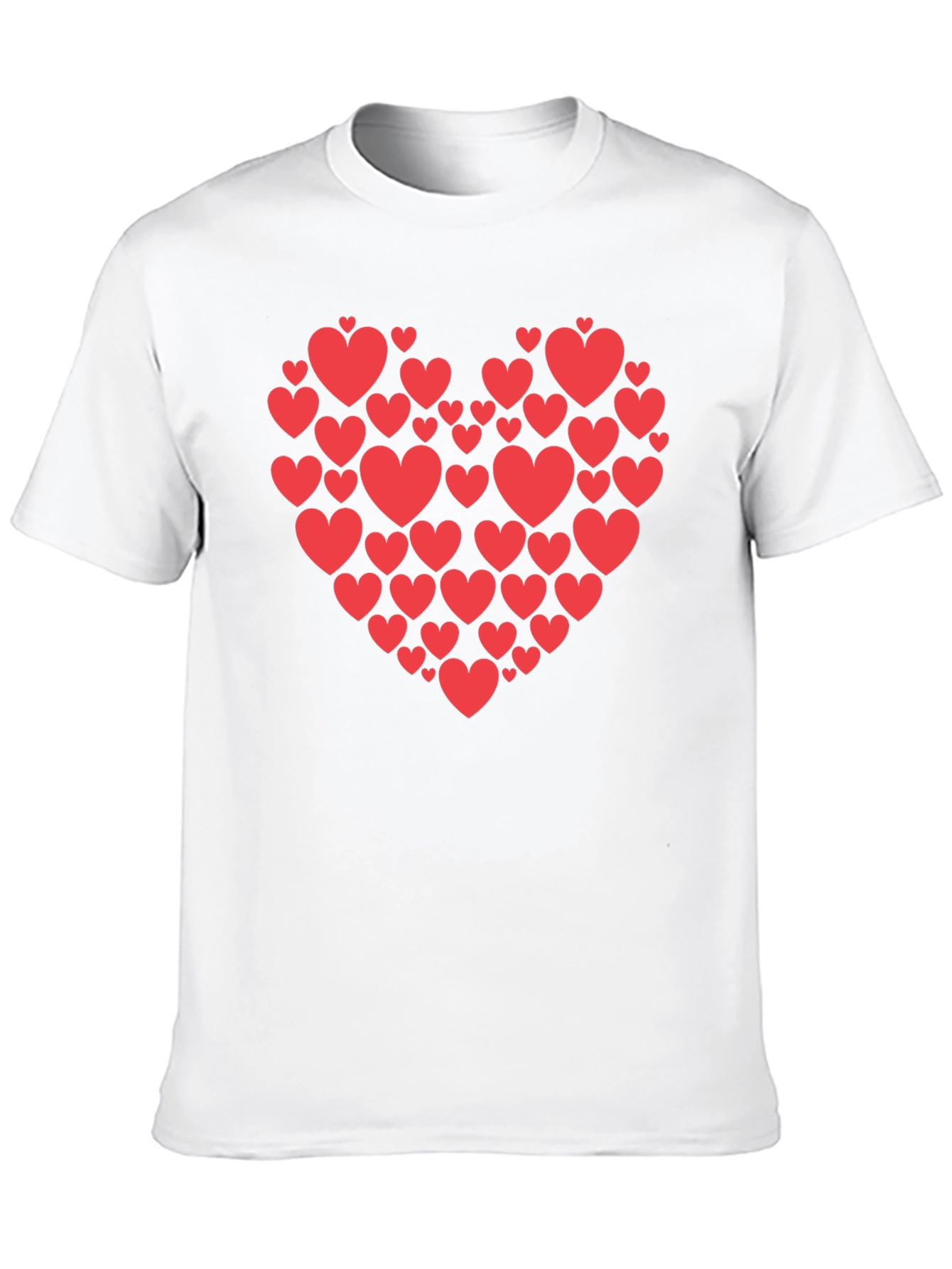Heart Pattern T-Shirt