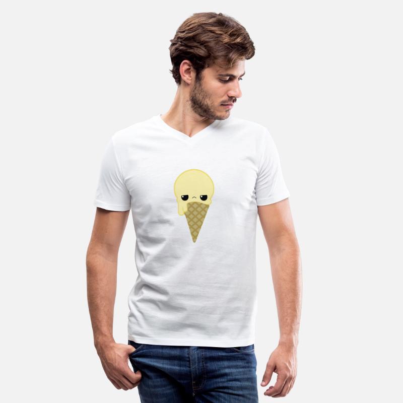 Yellow Grumpy Ice Cream Cone