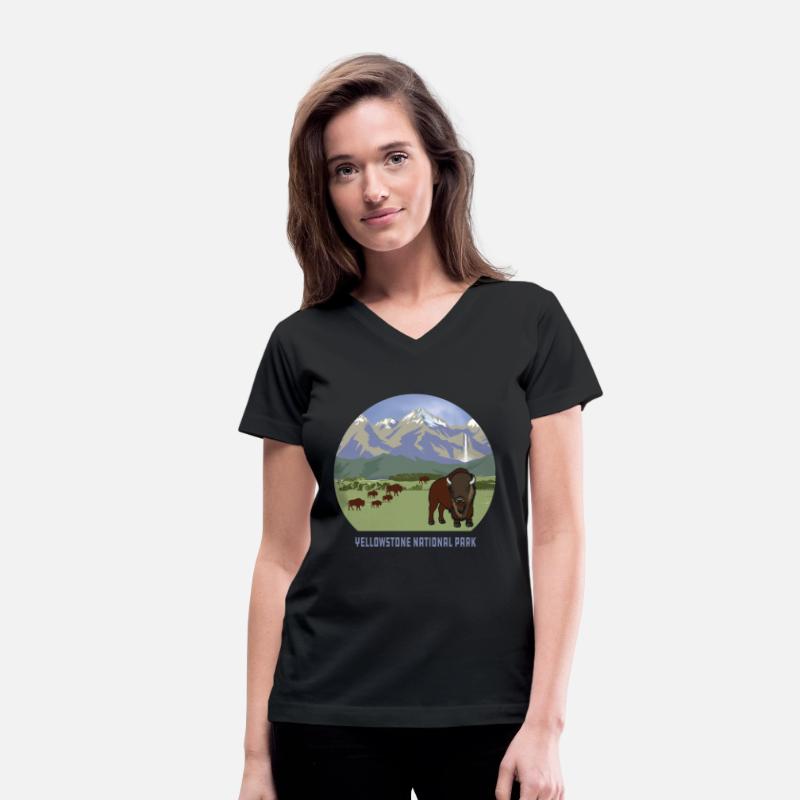 Yellowstone National Park Bison Mountain Classic
