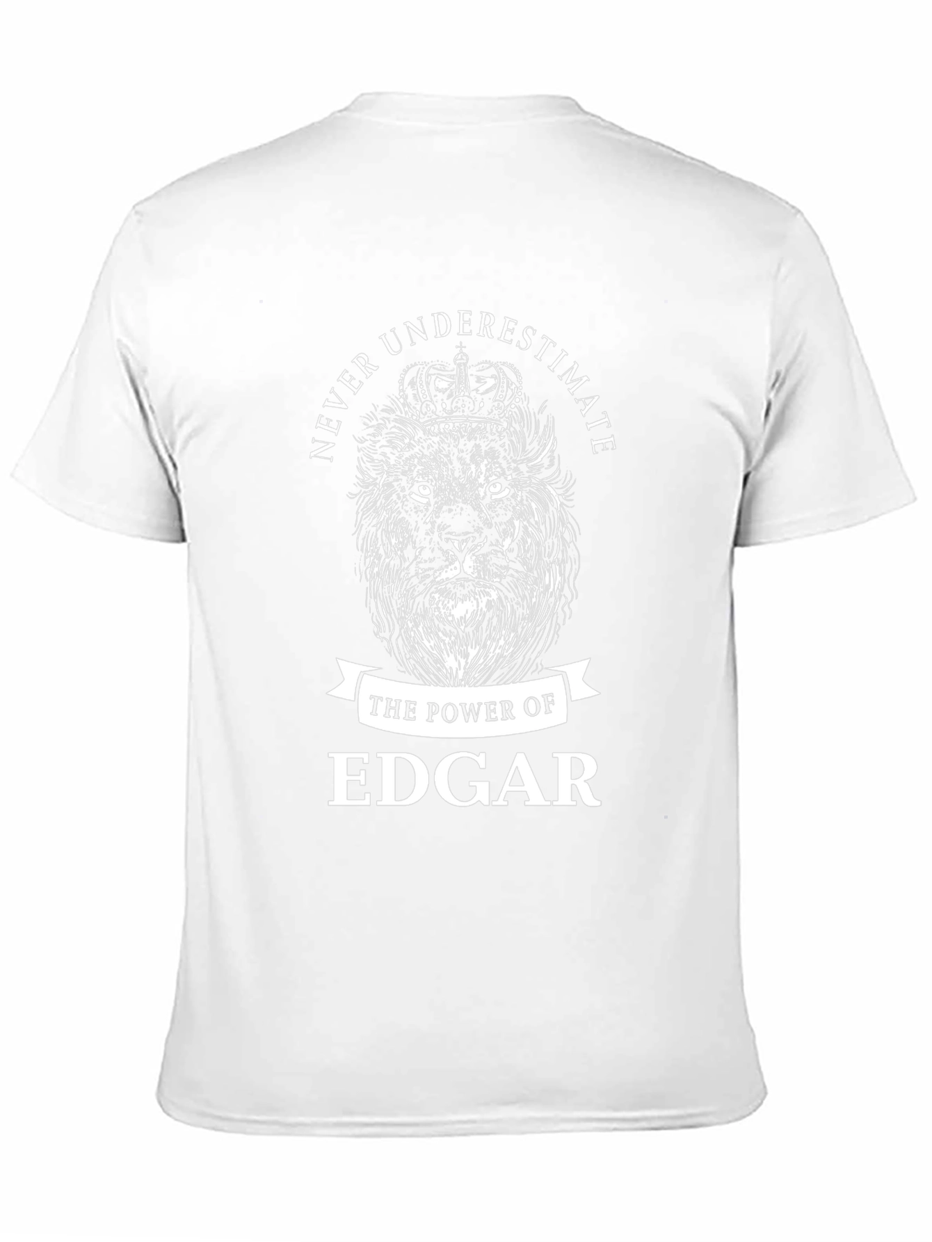 Never Underestimate Edgar Lion Graphic Tee