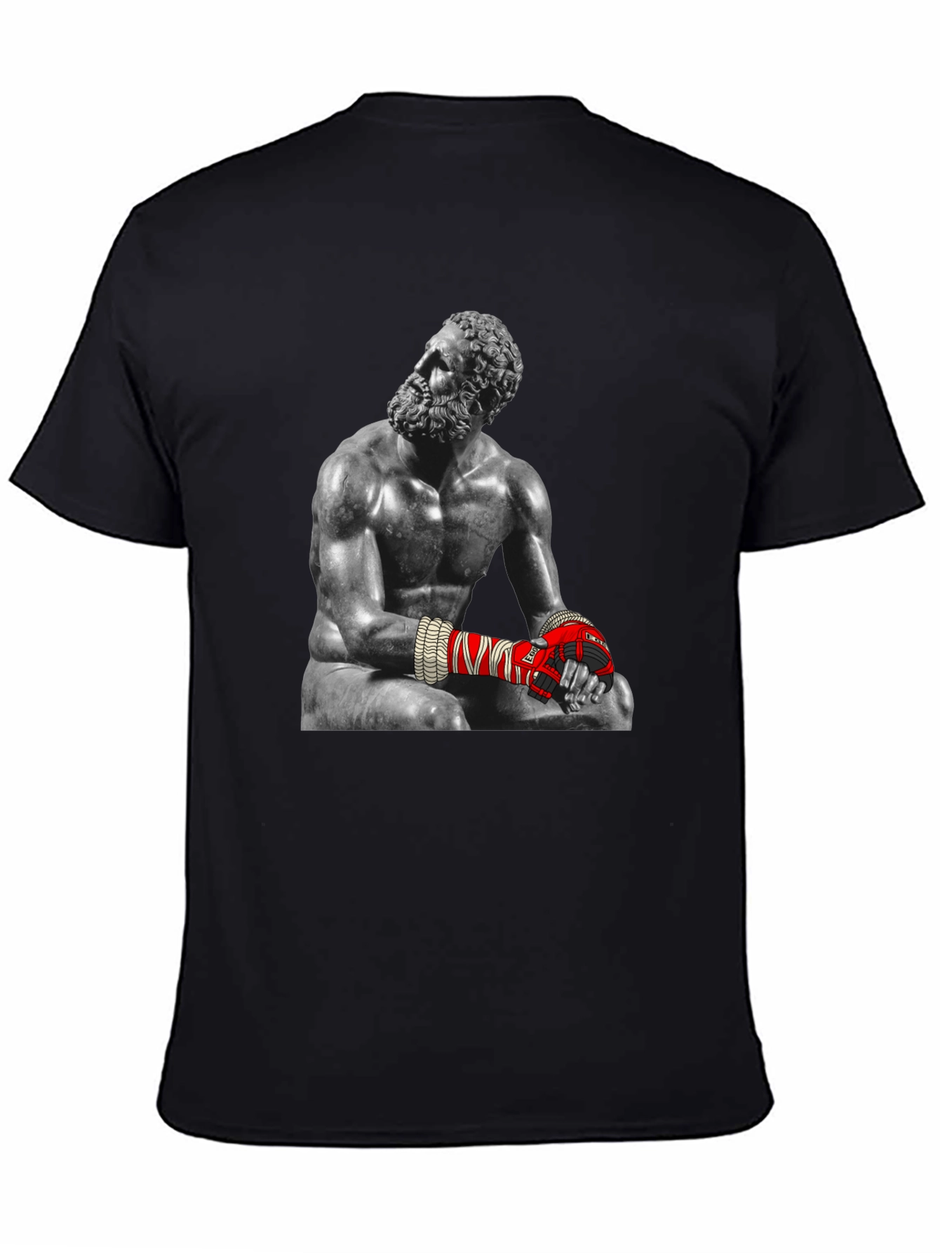 The Boxer Statue Graphic Tee - Unique Design