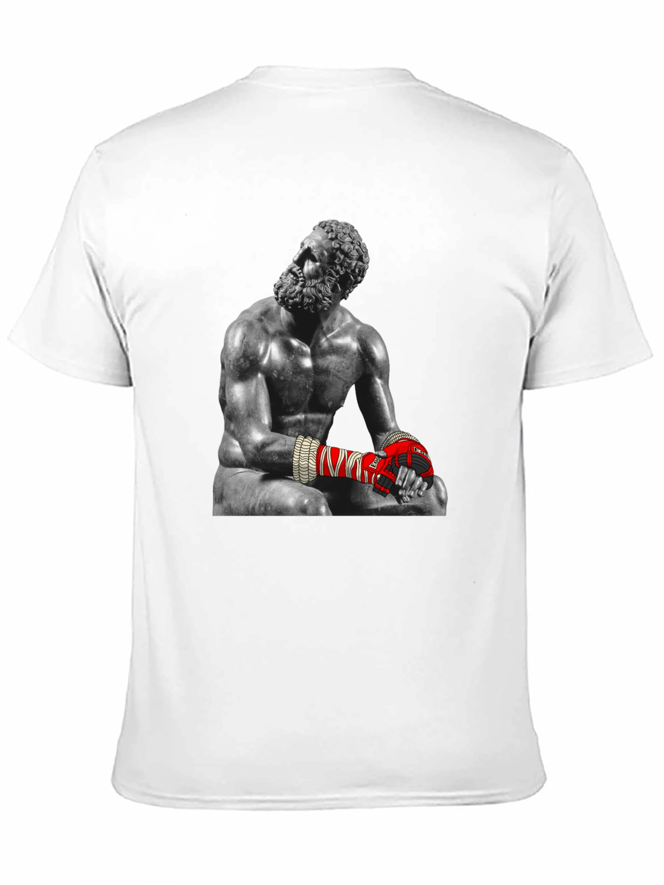The Boxer Statue Graphic Tee - Unique Design