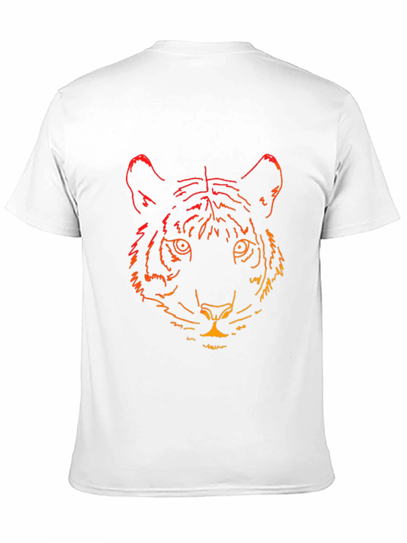 Tiger Graphic Print Black T-Shirt