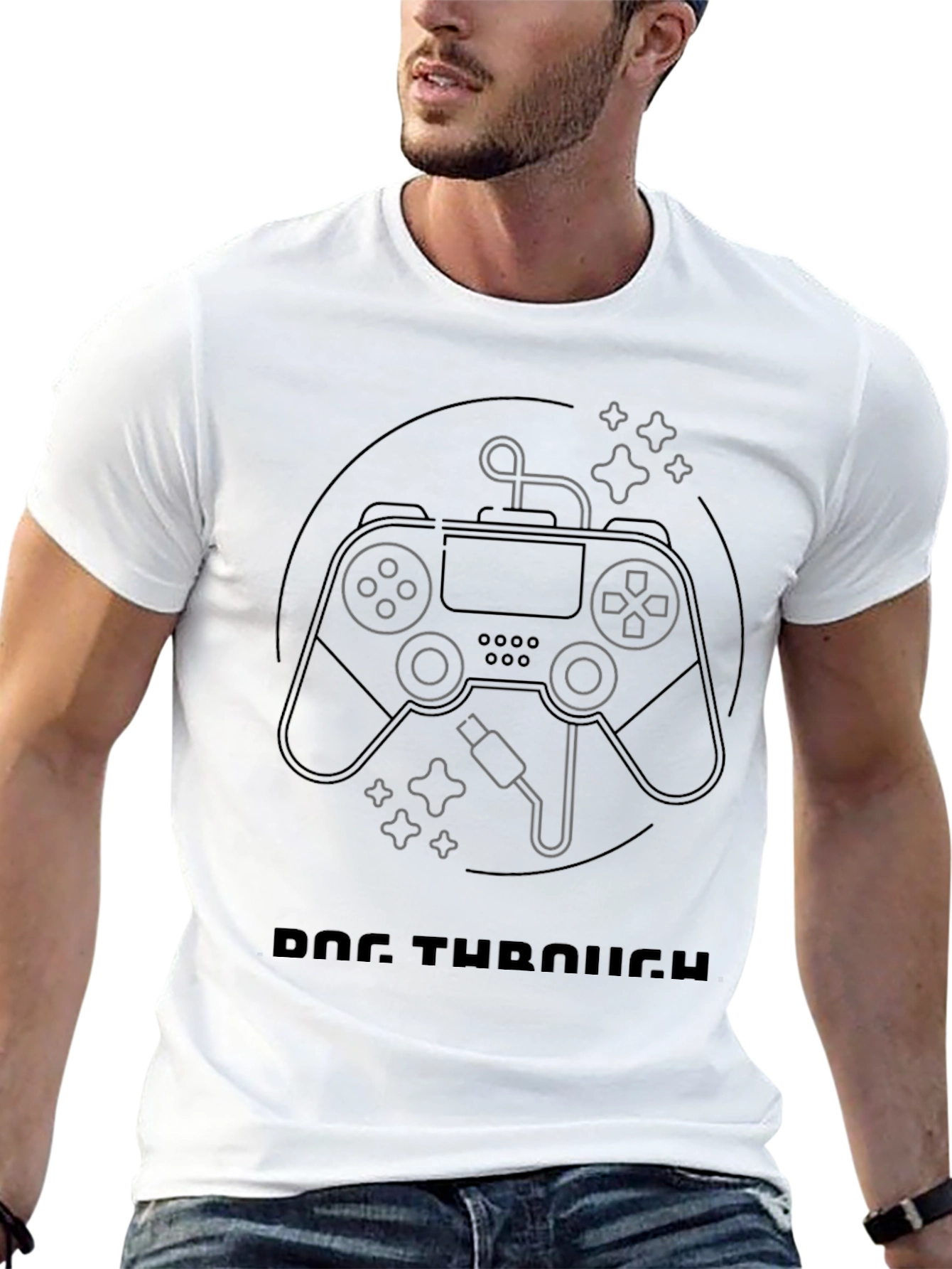 Controller Graphic Black T-Shirt