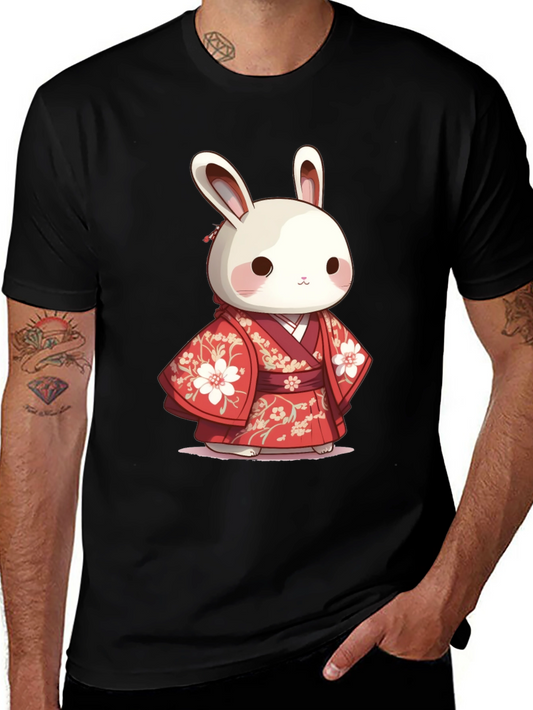 Cute Bunny in Kimono T-Shirt