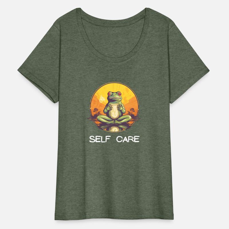 Yoga Meditation Meditate and Elevate Self Care Tee