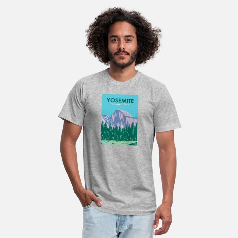 Yosemite National Park Half Dome California Retro