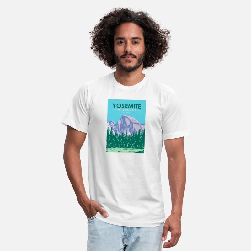 Yosemite National Park Half Dome California Retro