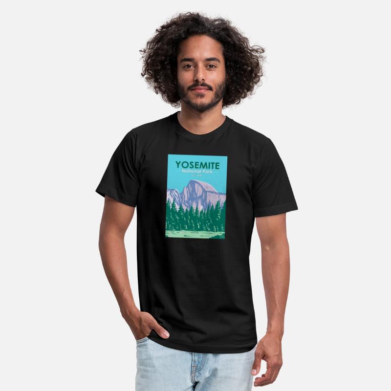Yosemite National Park Half Dome California Retro