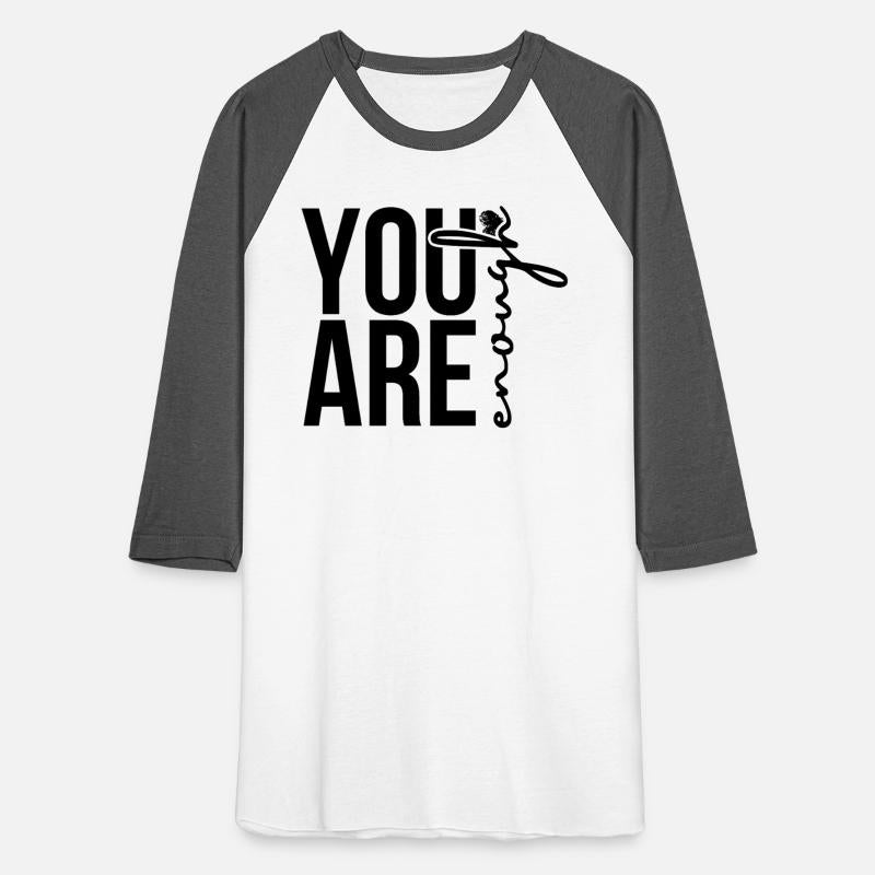 You Are Enough Minimalist Typography Design
