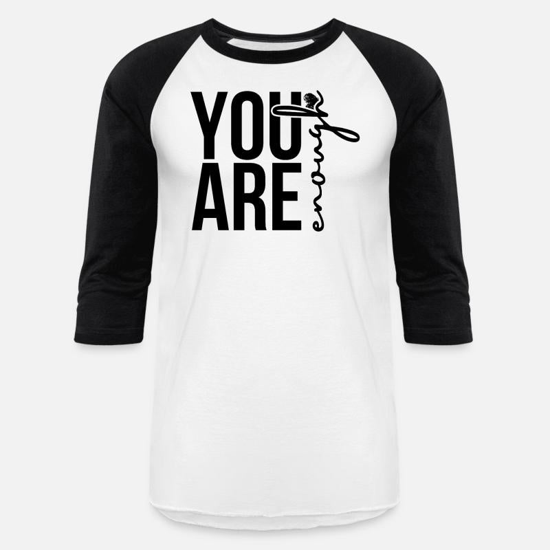 You Are Enough Minimalist Typography Design