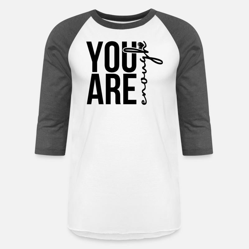 You Are Enough Minimalist Typography Design