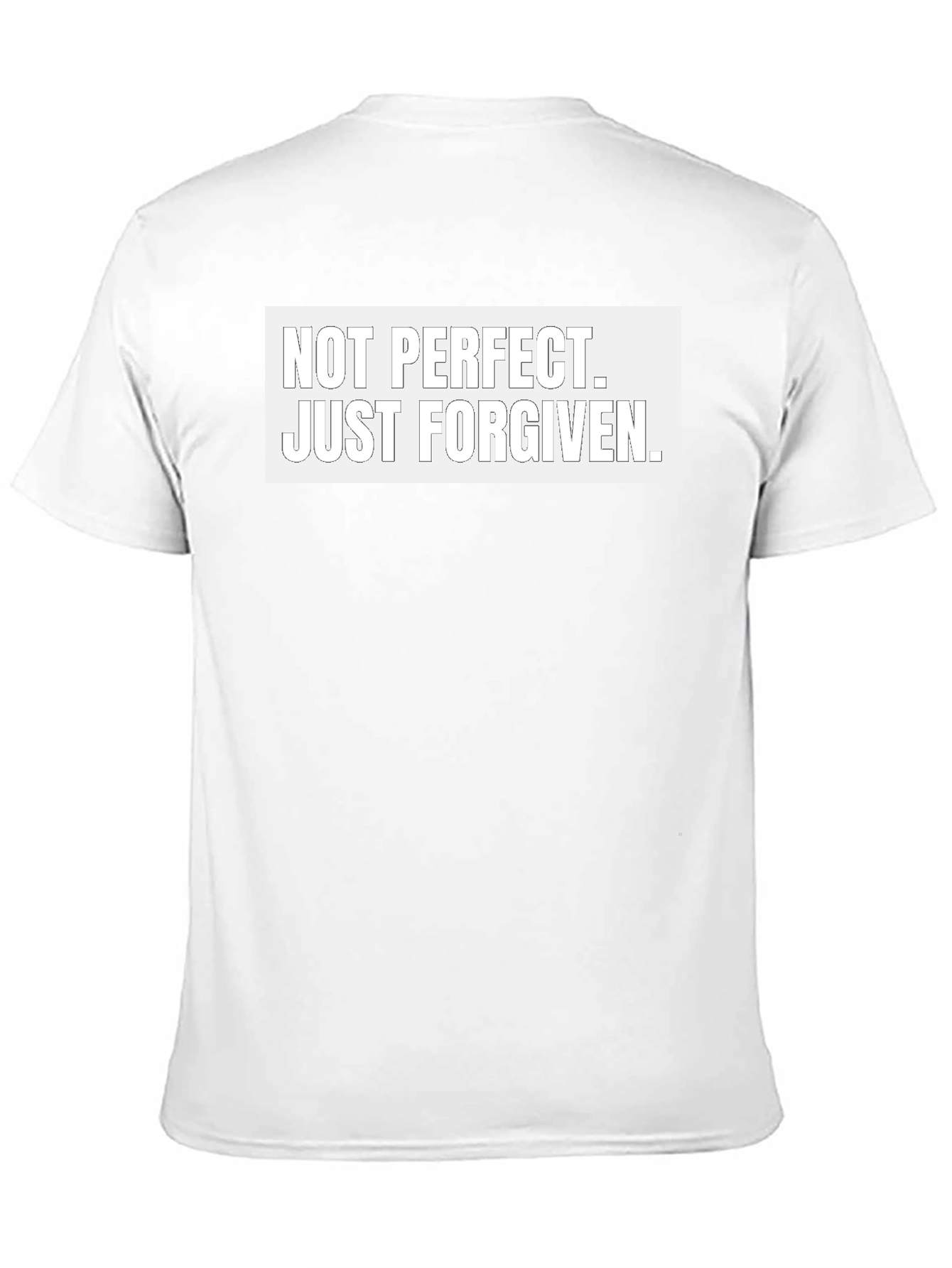 Not Perfect Just Forgiven Black T-Shirt