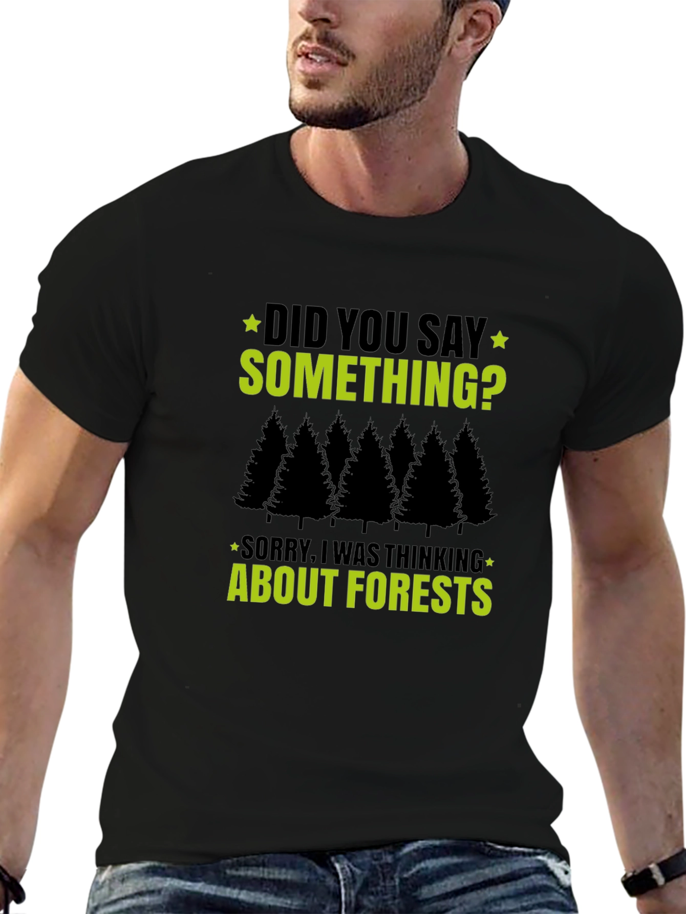 Forest Thinking T-Shirt - Funny Graphic Tee