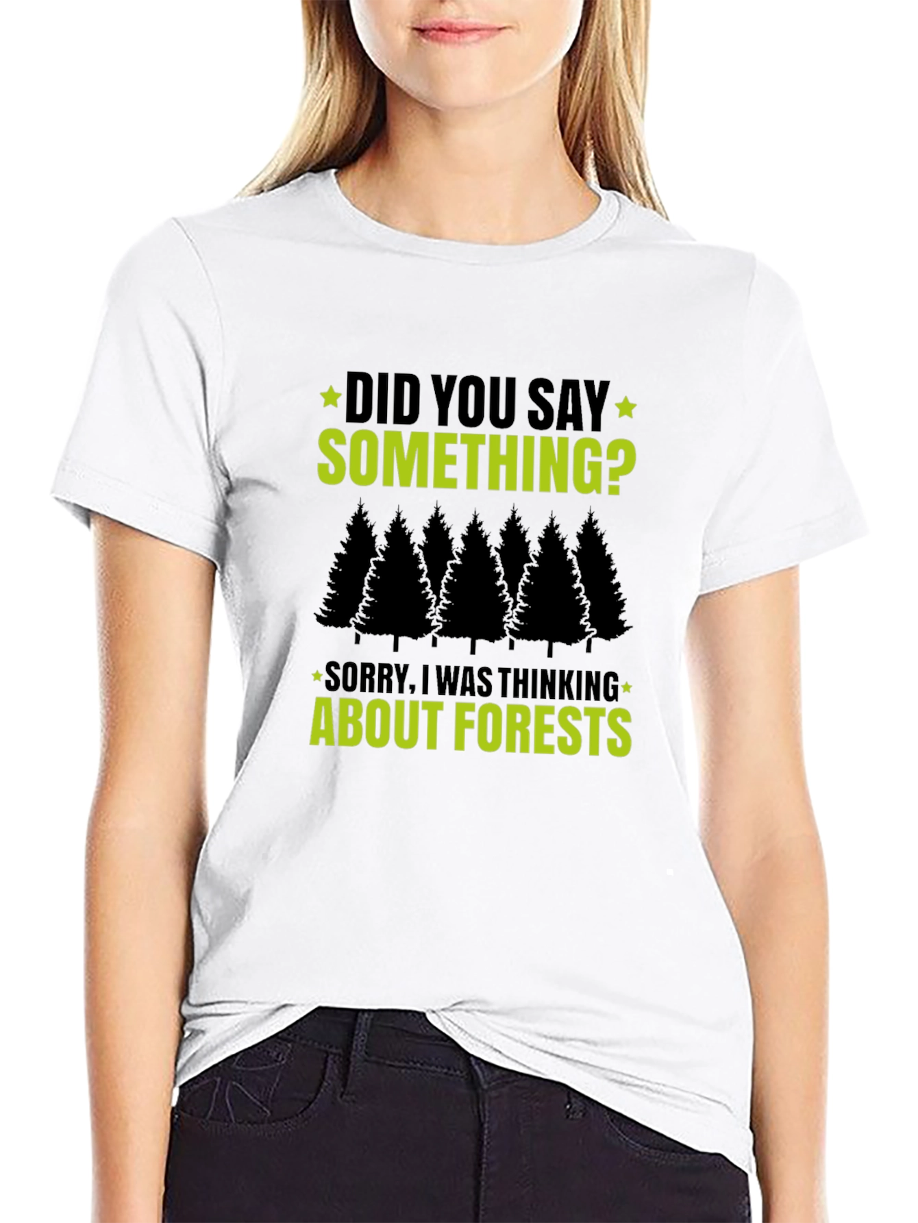 Forest Thinking T-Shirt - Funny Graphic Tee