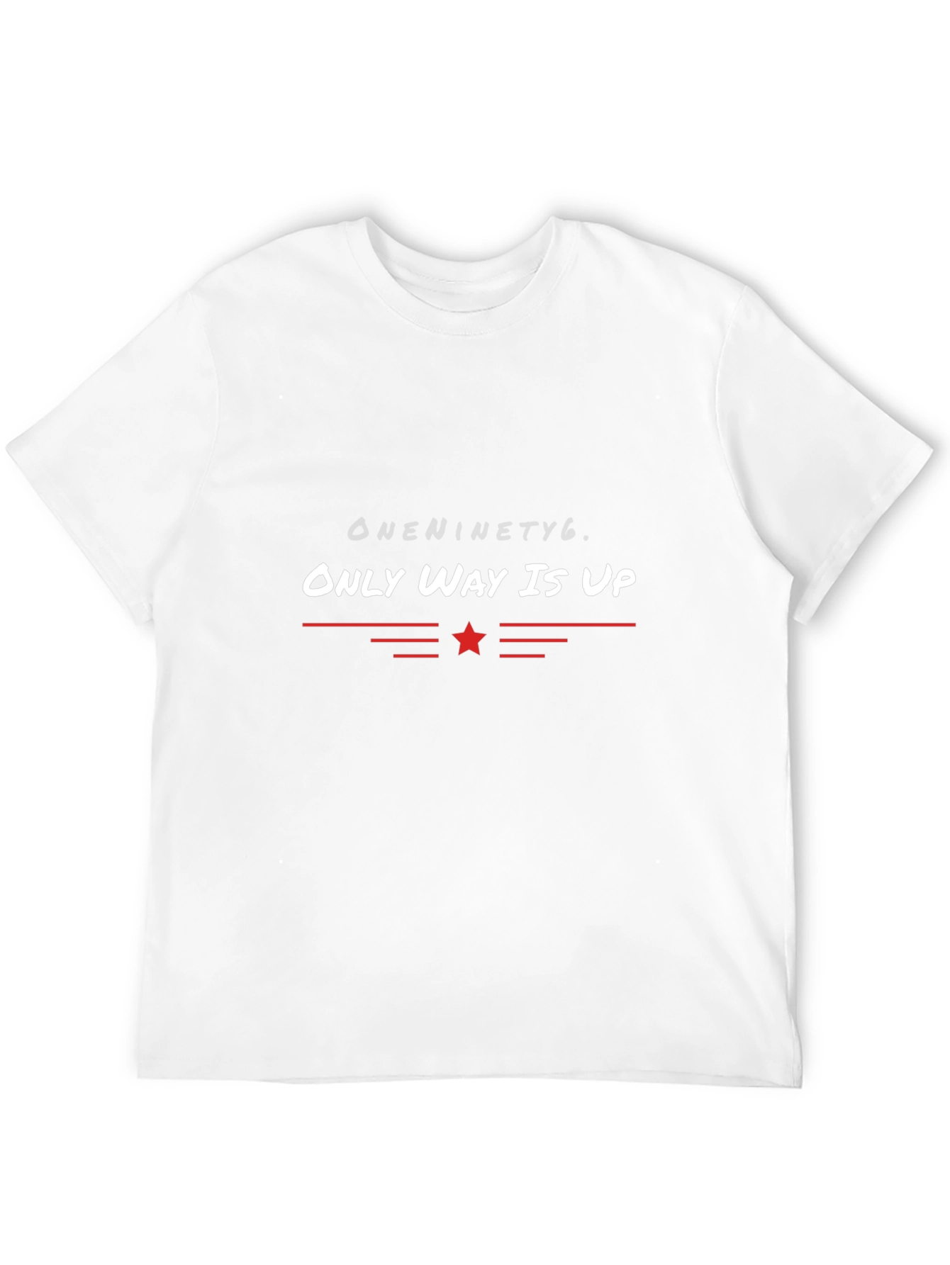 Only Way Is Up Black Tee