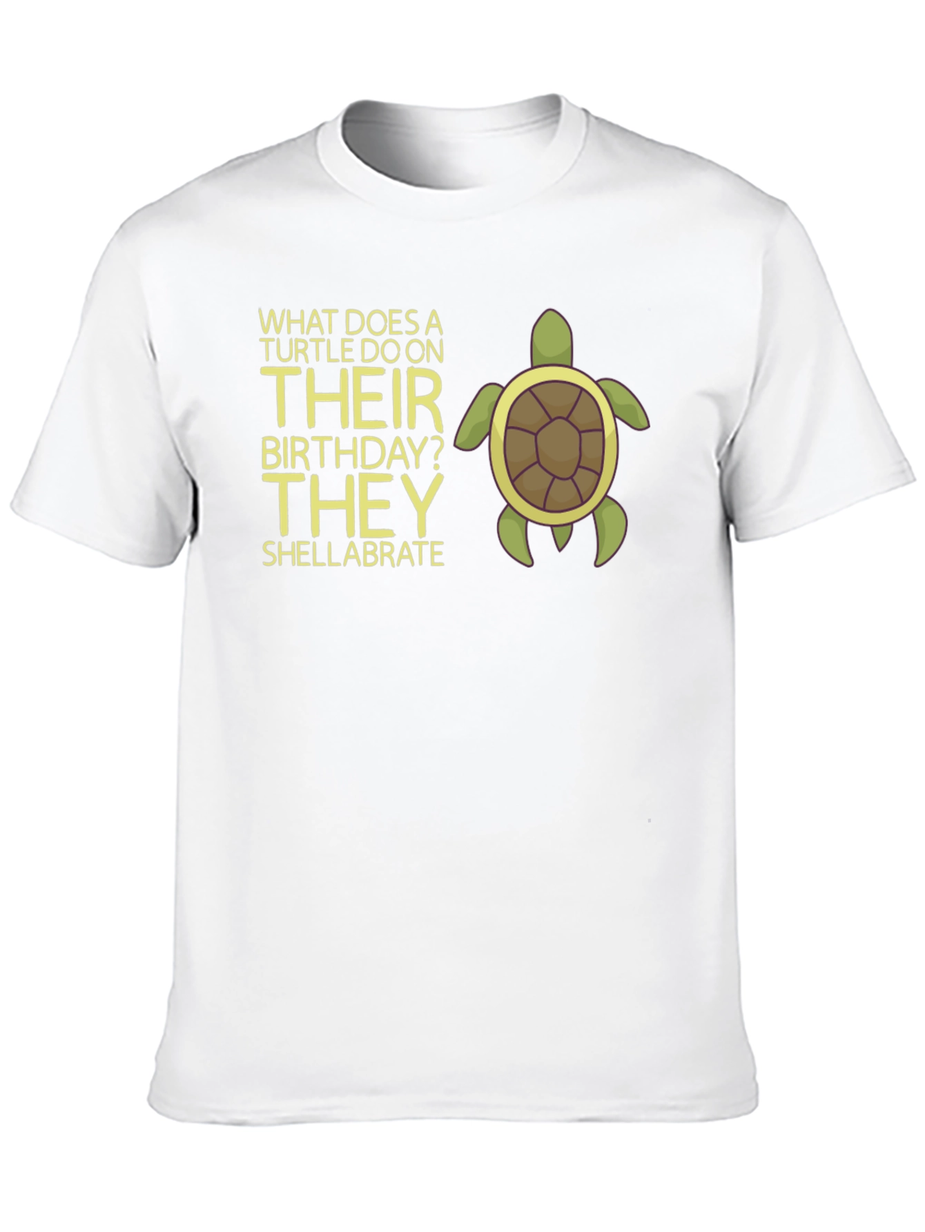 Turtle Birthday Pun T-Shirt - Shellabrate!