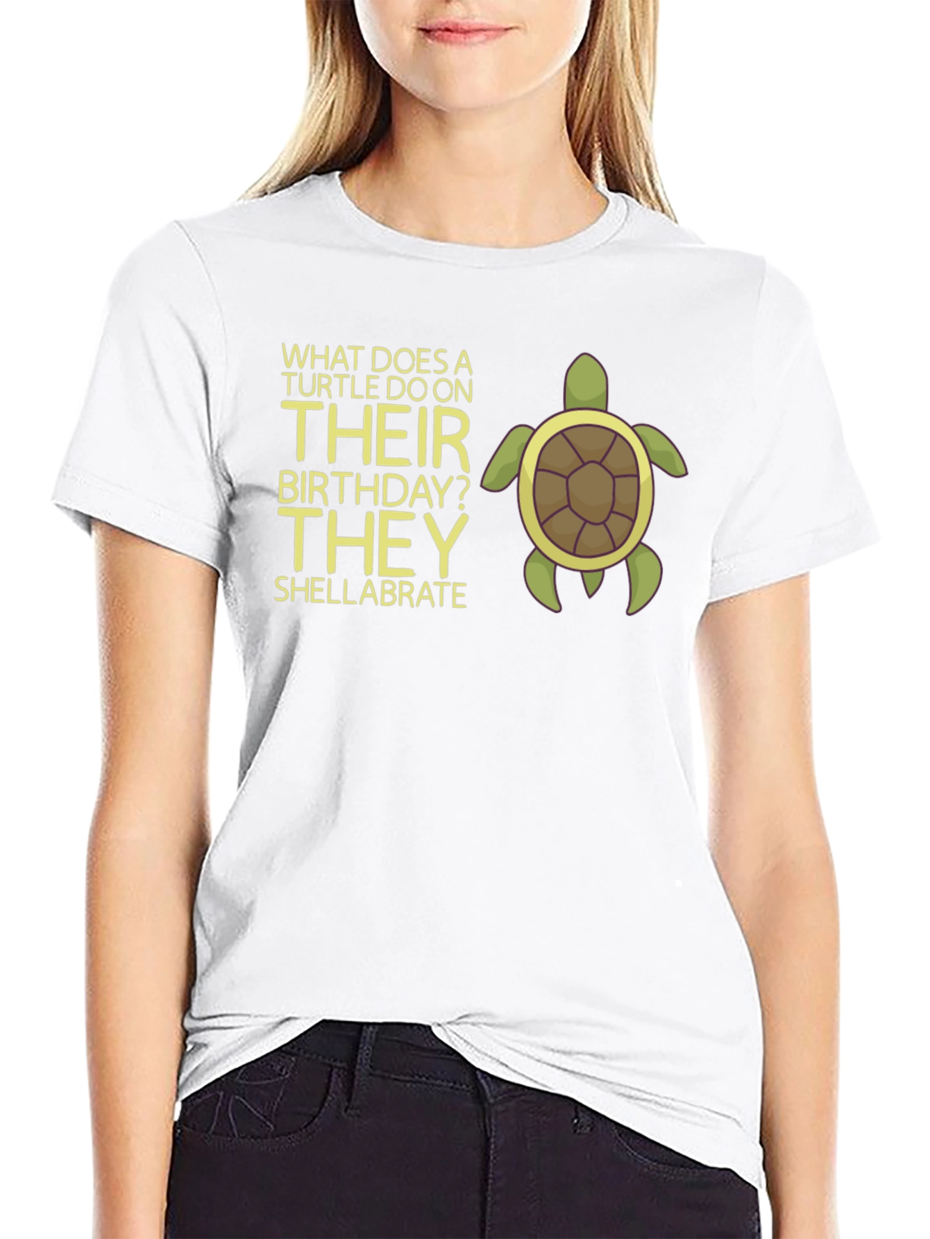 Turtle Birthday Pun T-Shirt - Shellabrate!