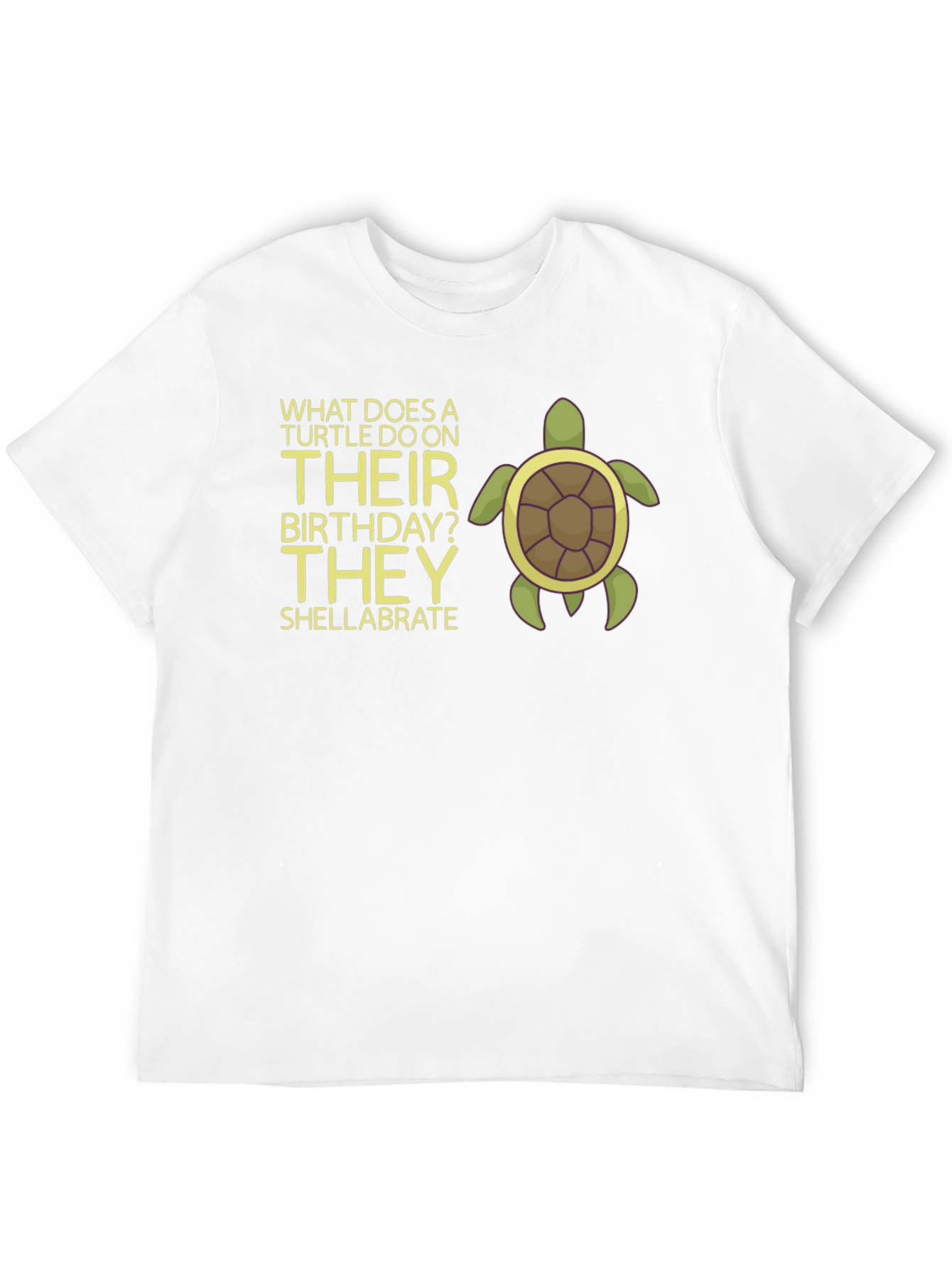 Turtle Birthday Pun T-Shirt - Shellabrate!