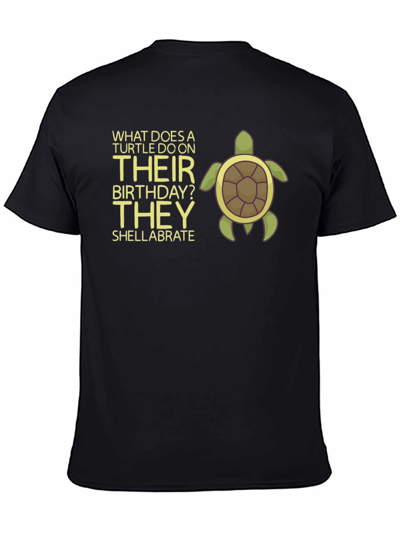 Turtle Birthday Pun T-Shirt - Shellabrate!