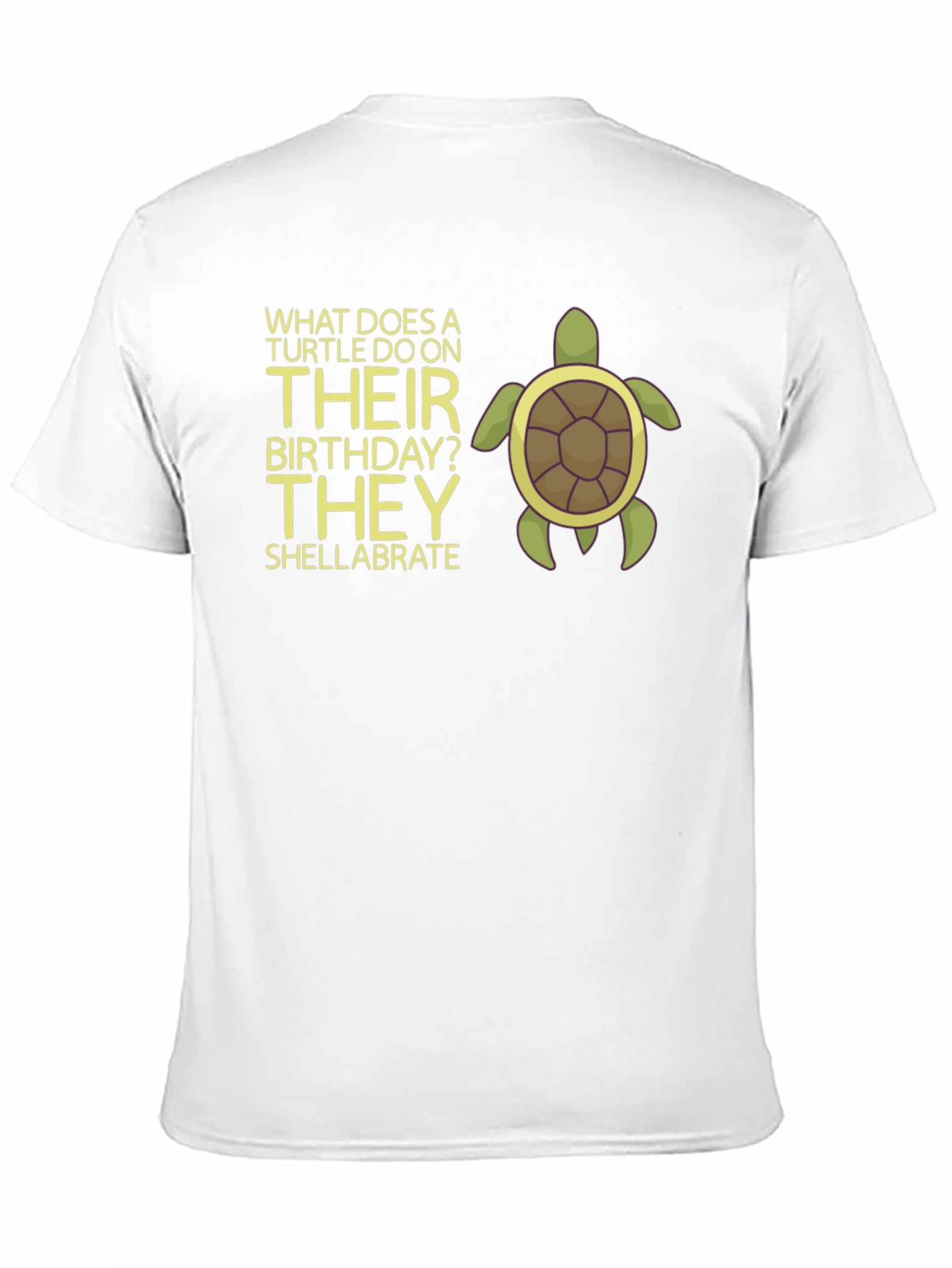 Turtle Birthday Pun T-Shirt - Shellabrate!