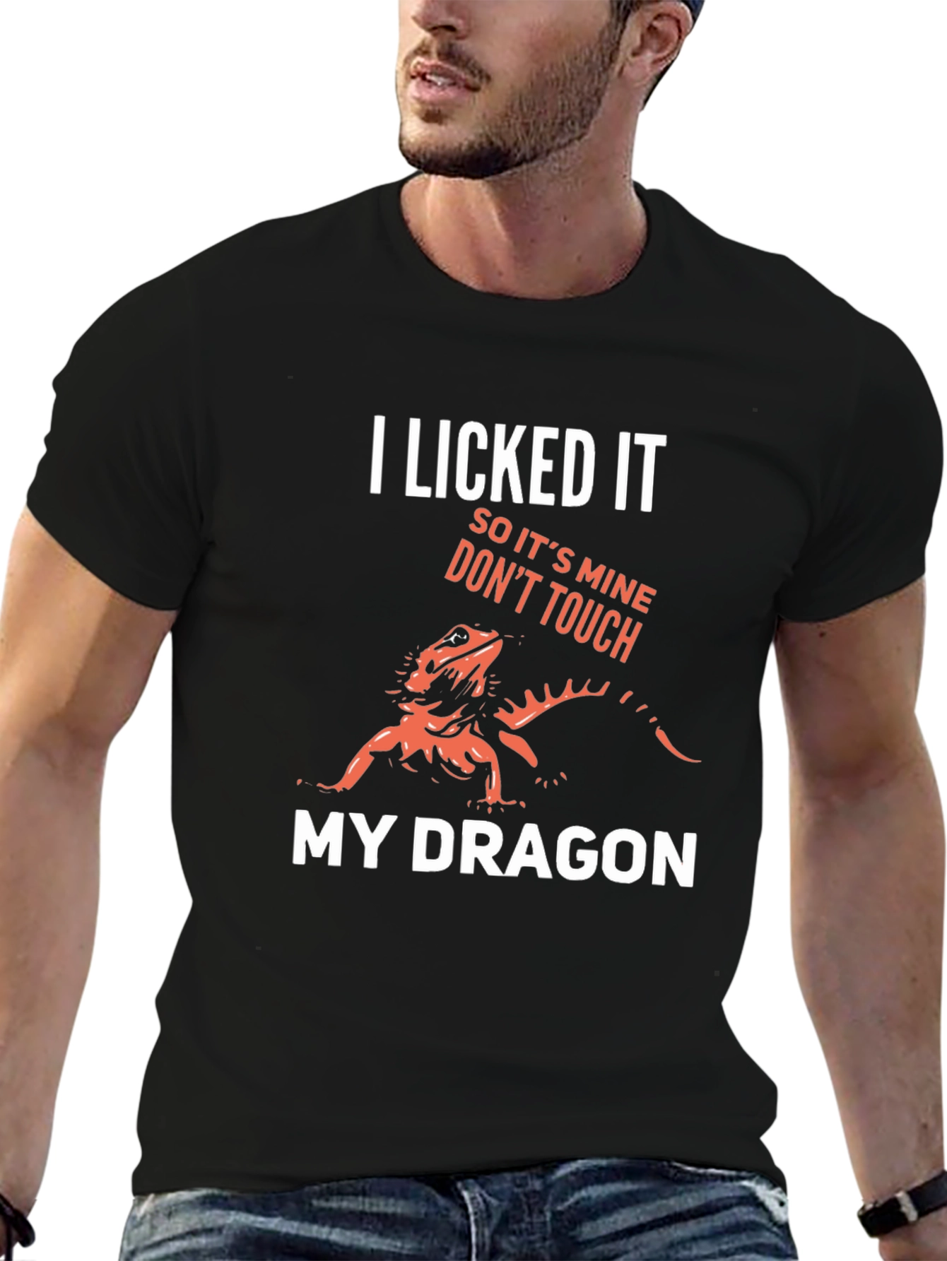 I Licked It My Dragon Graphic T-Shirt