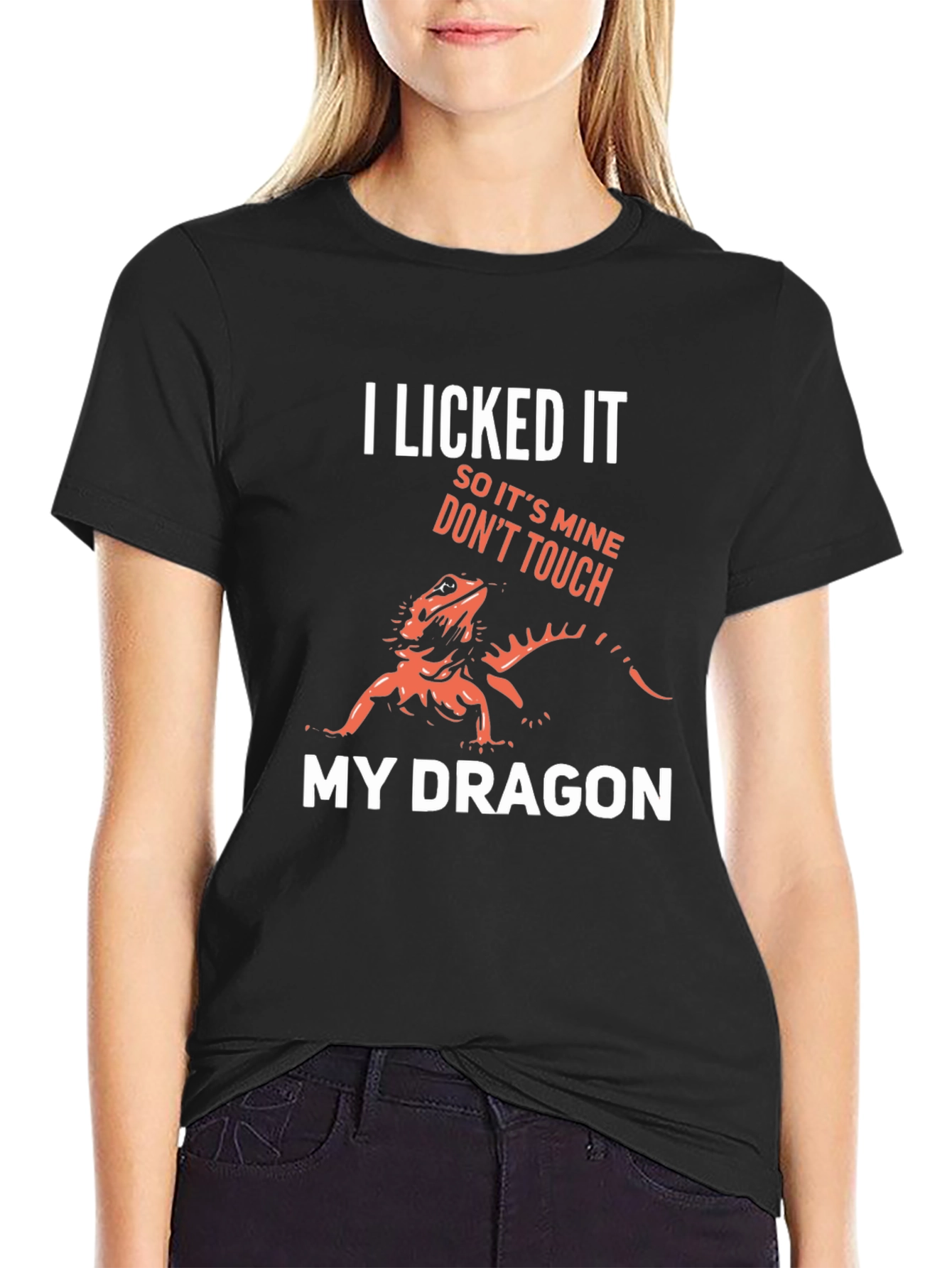 I Licked It My Dragon Graphic T-Shirt