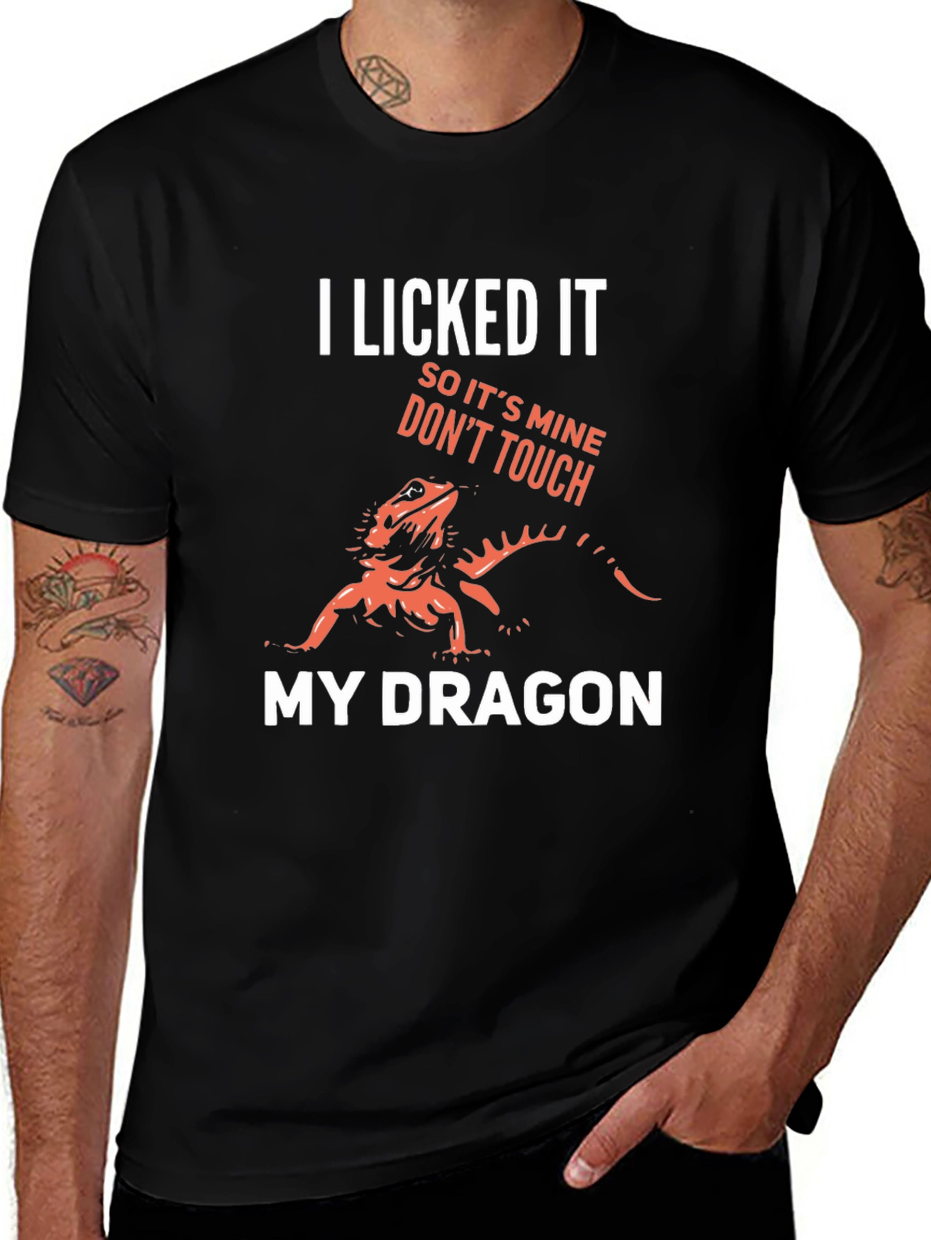 I Licked It My Dragon Graphic T-Shirt
