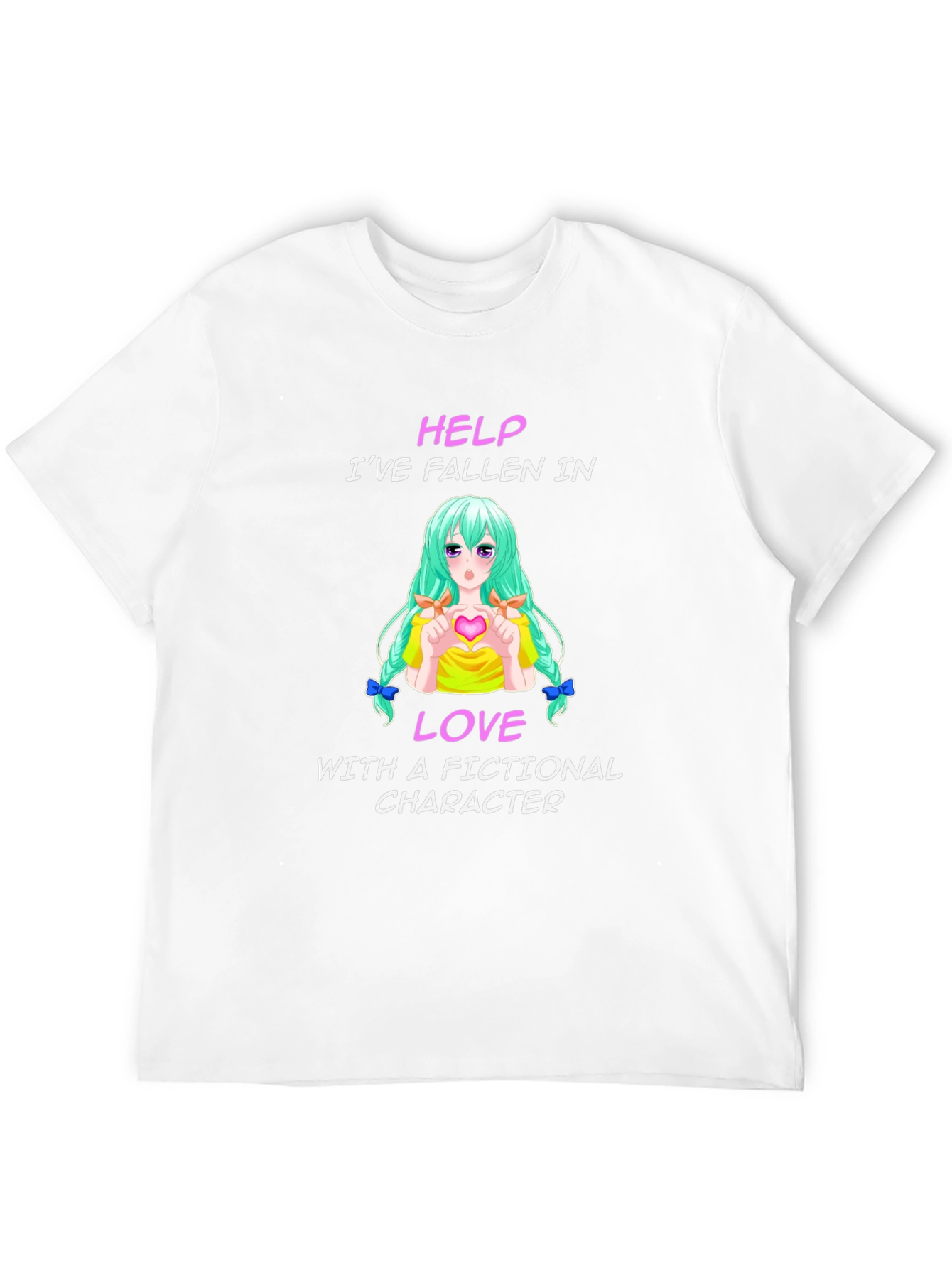 Fictional Character Lover T-Shirt - Black