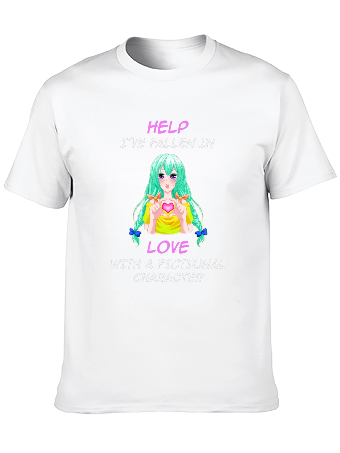 Fictional Character Lover T-Shirt - Black