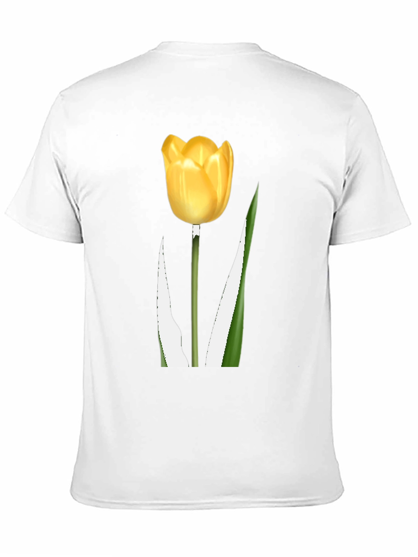 Tulip Graphic Tee - Black Cotton Blend