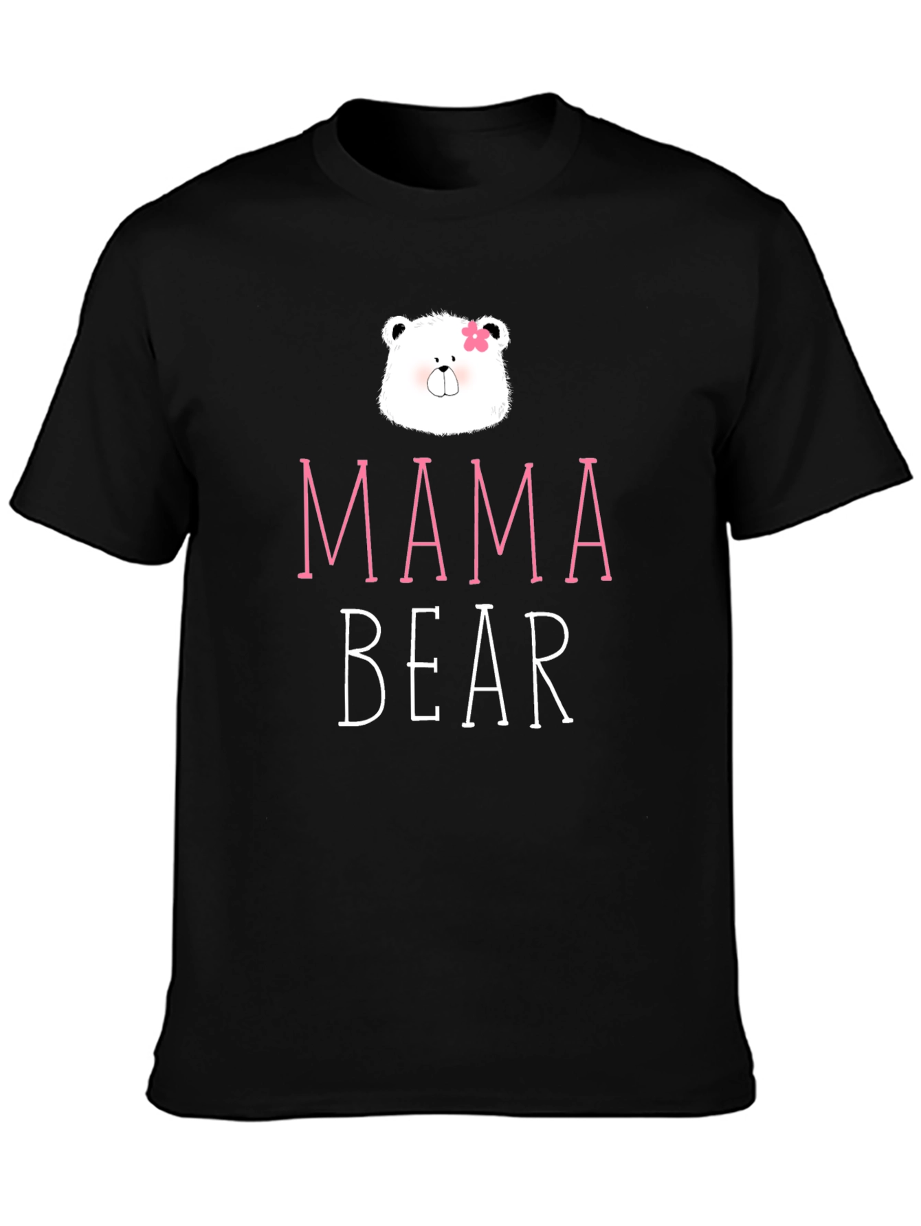 Mama Bear Graphic Tee - Cute Family Matching Shirt