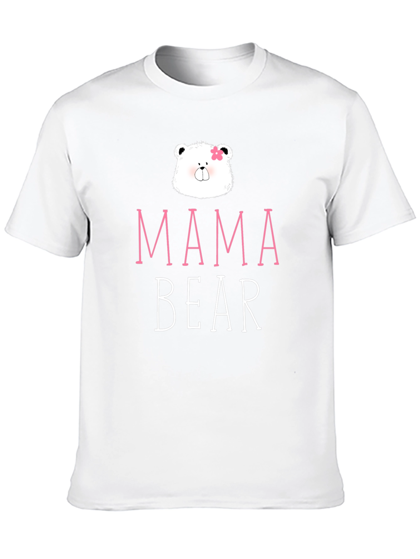 Mama Bear Graphic Tee - Cute Family Matching Shirt