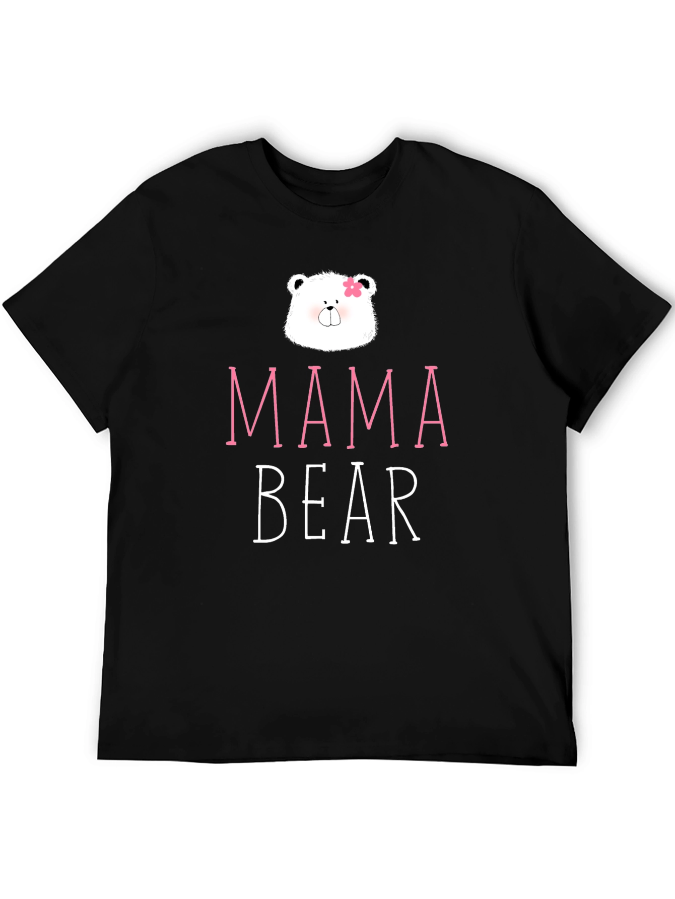 Mama Bear Graphic Tee - Cute Family Matching Shirt