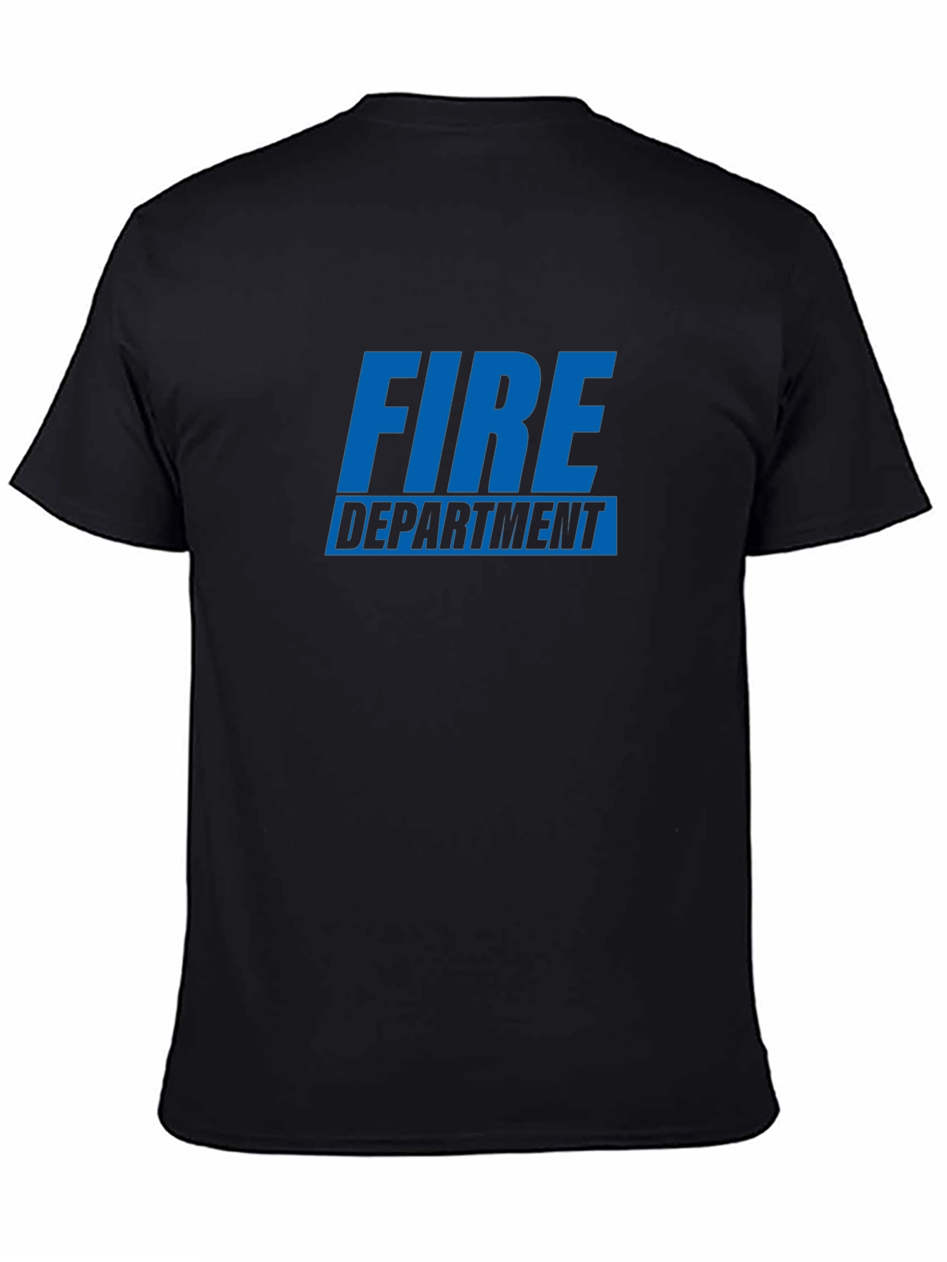 Fire Department T-Shirt - Black Graphic Tee