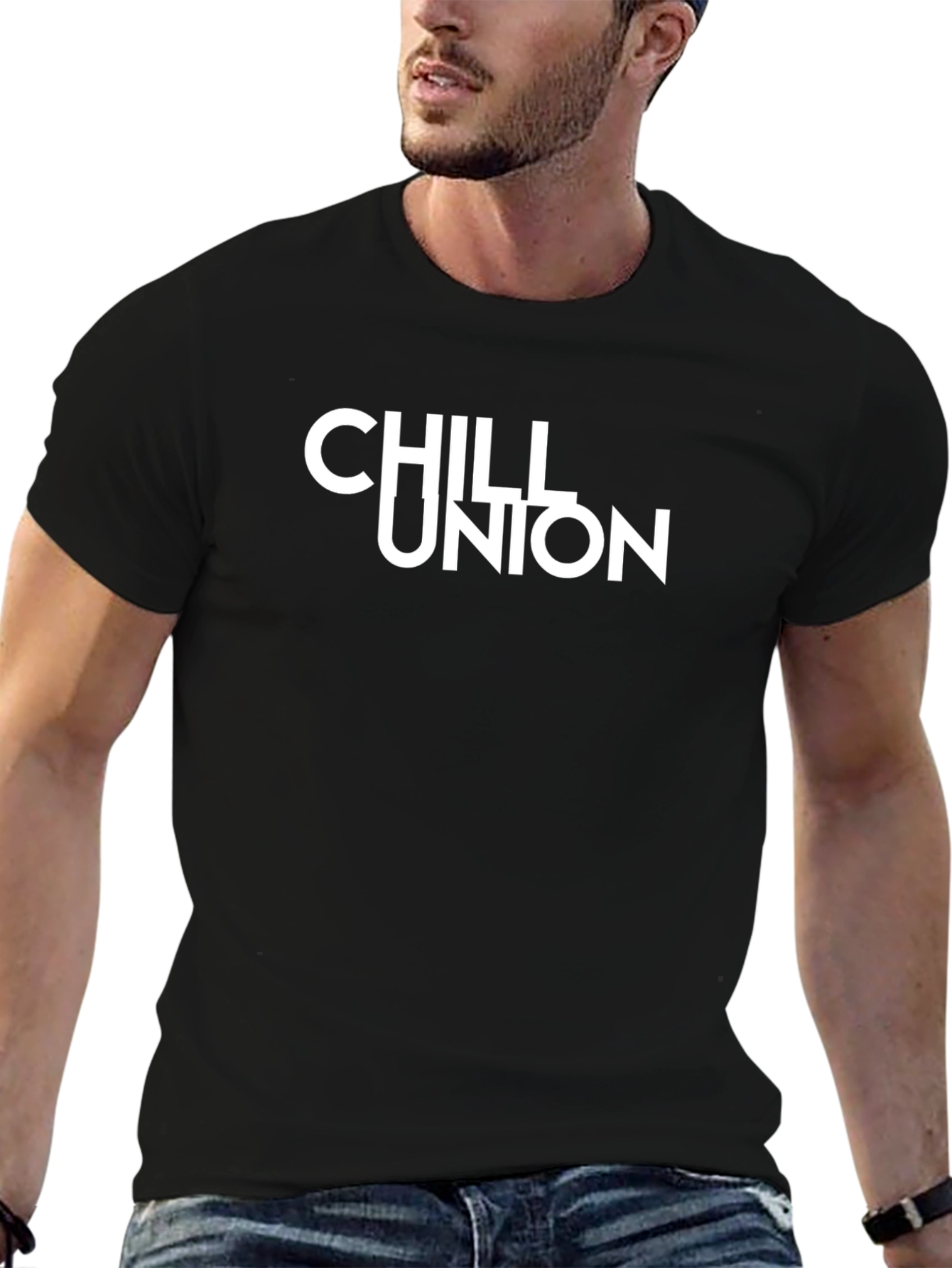 Chill Union Black T-Shirt Casual Style